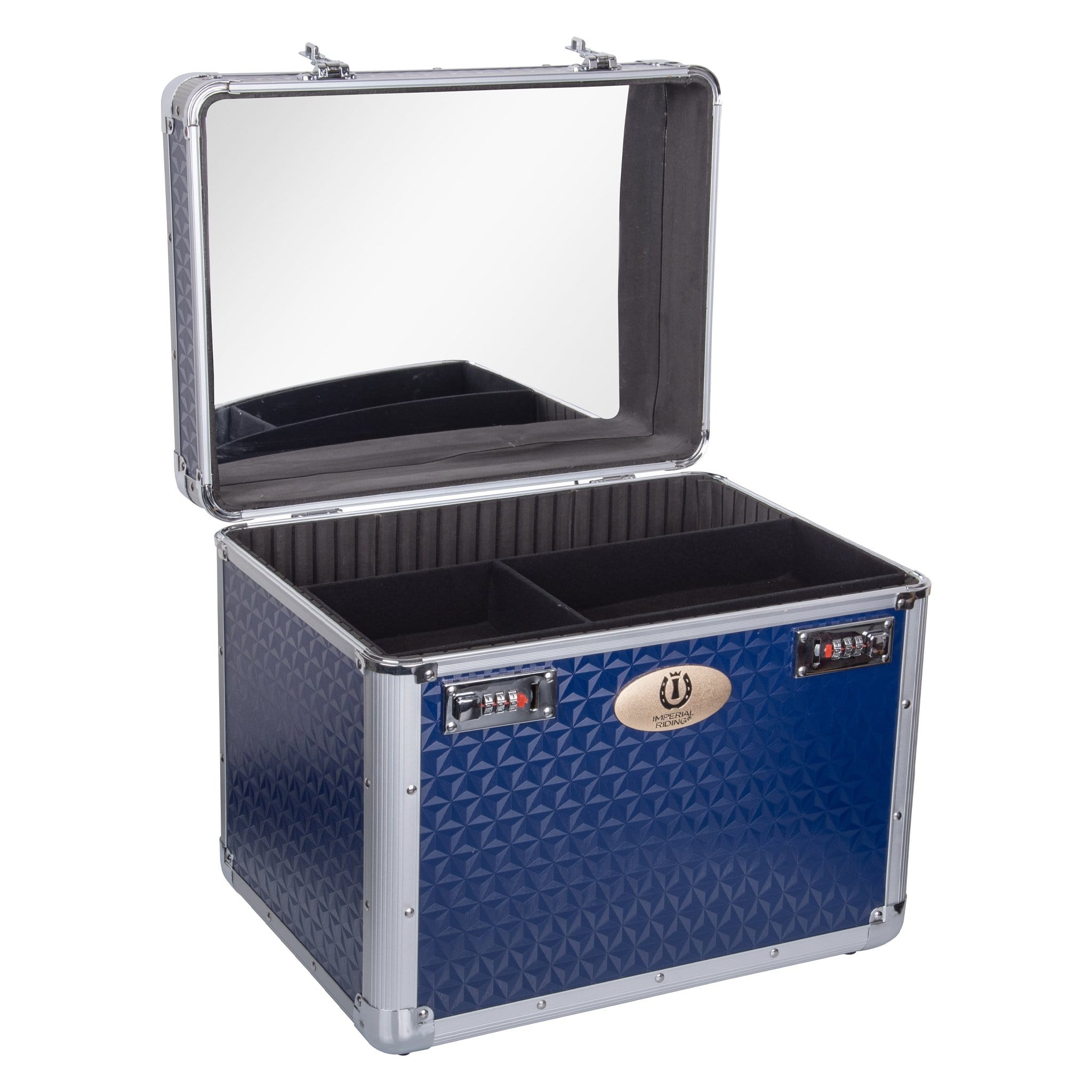 Imperial Riding Shiny Grooming Box - Navy