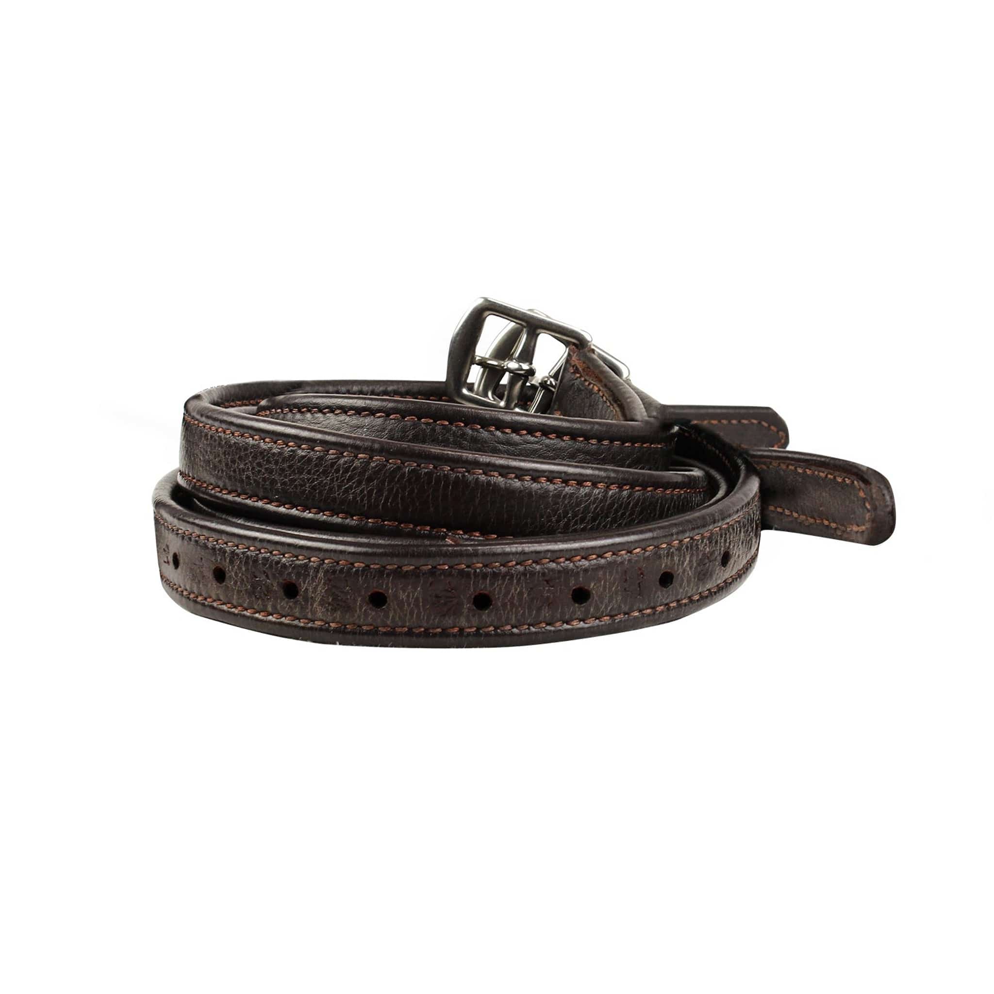 Km Elite Luxury Stirrup Leathers - 54" · Brown