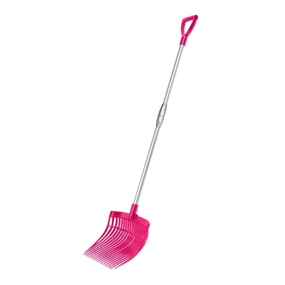 Km Elite Ultimate Telescopic Shavings Fork - Hot Pink