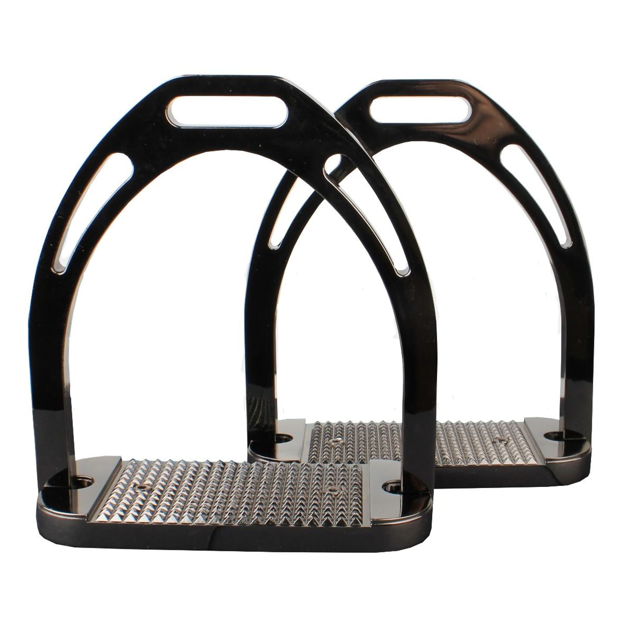 Korsteel Aluminium Stirrups - Black