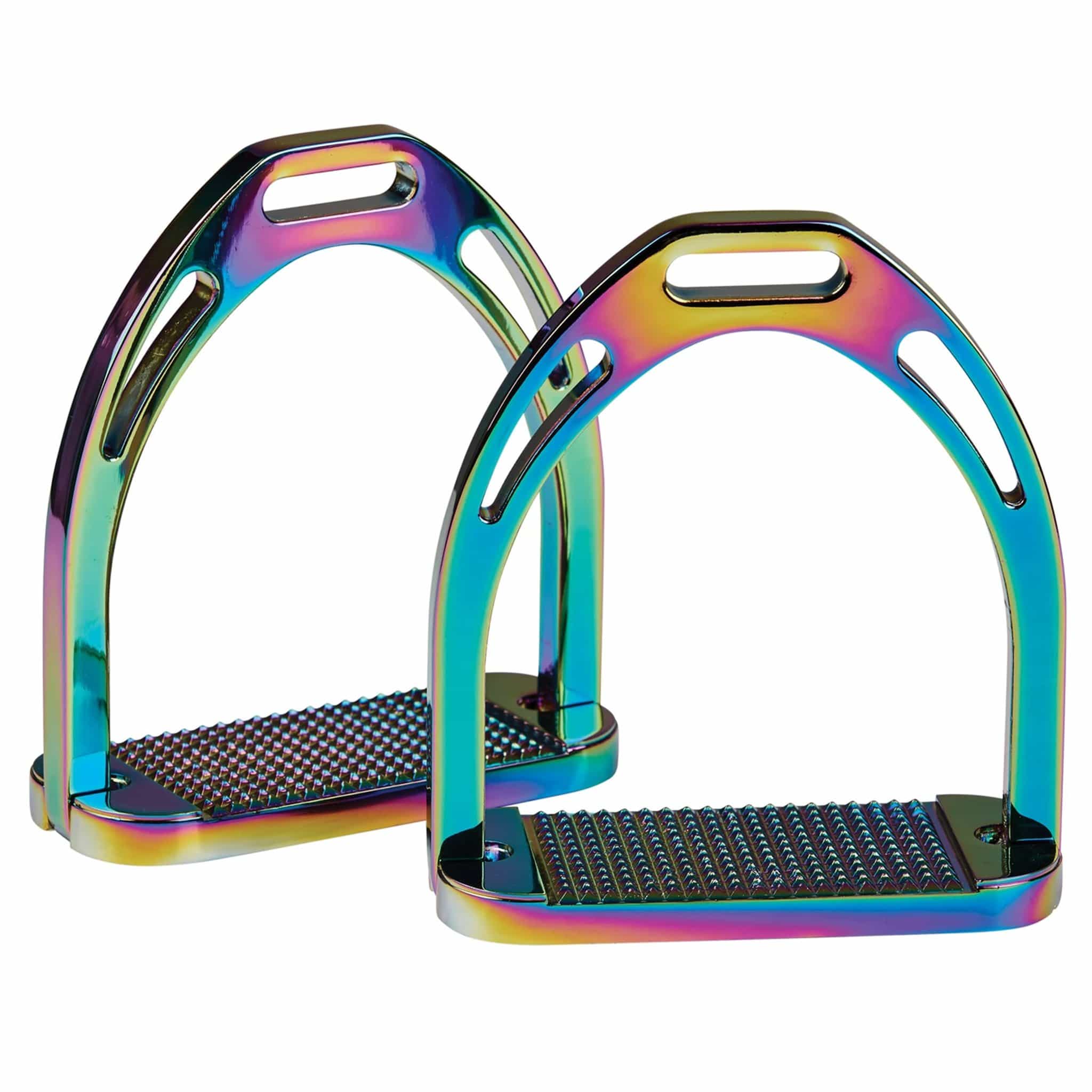 Korsteel Aluminium Stirrups - Rainbow