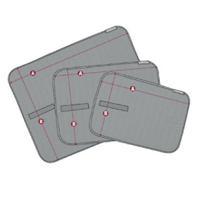 LeMieux Bandage Pads Size Guide Image