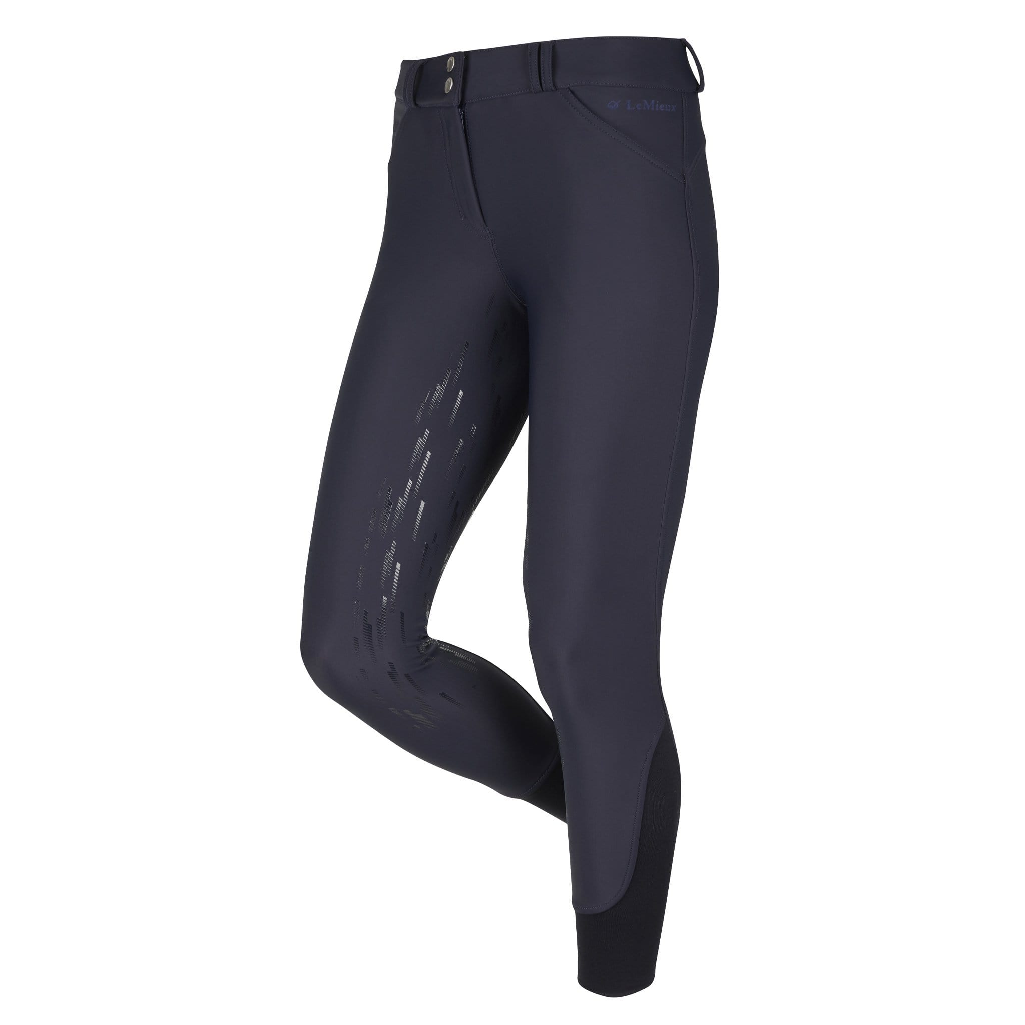 Lemieux Drytex Waterproof Silicone Full Seat Breeches - UK 14 · Navy