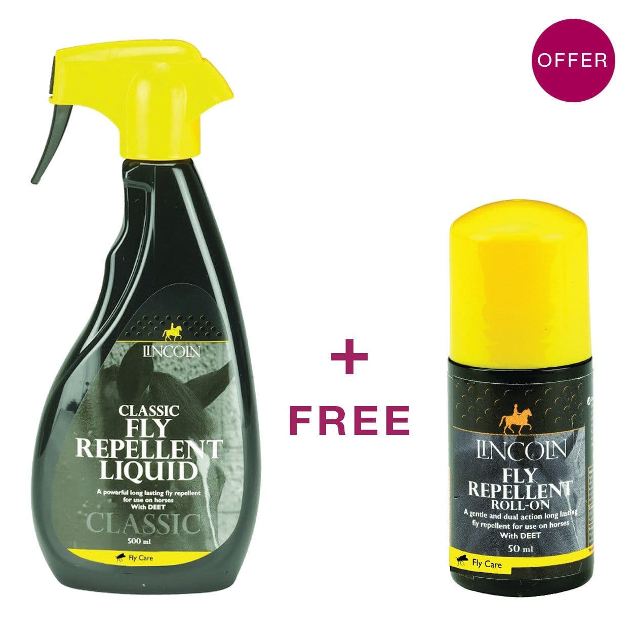 Lincoln Classic Fly Repellent Plus Free Lincoln Fly Repellent Roll-On - 