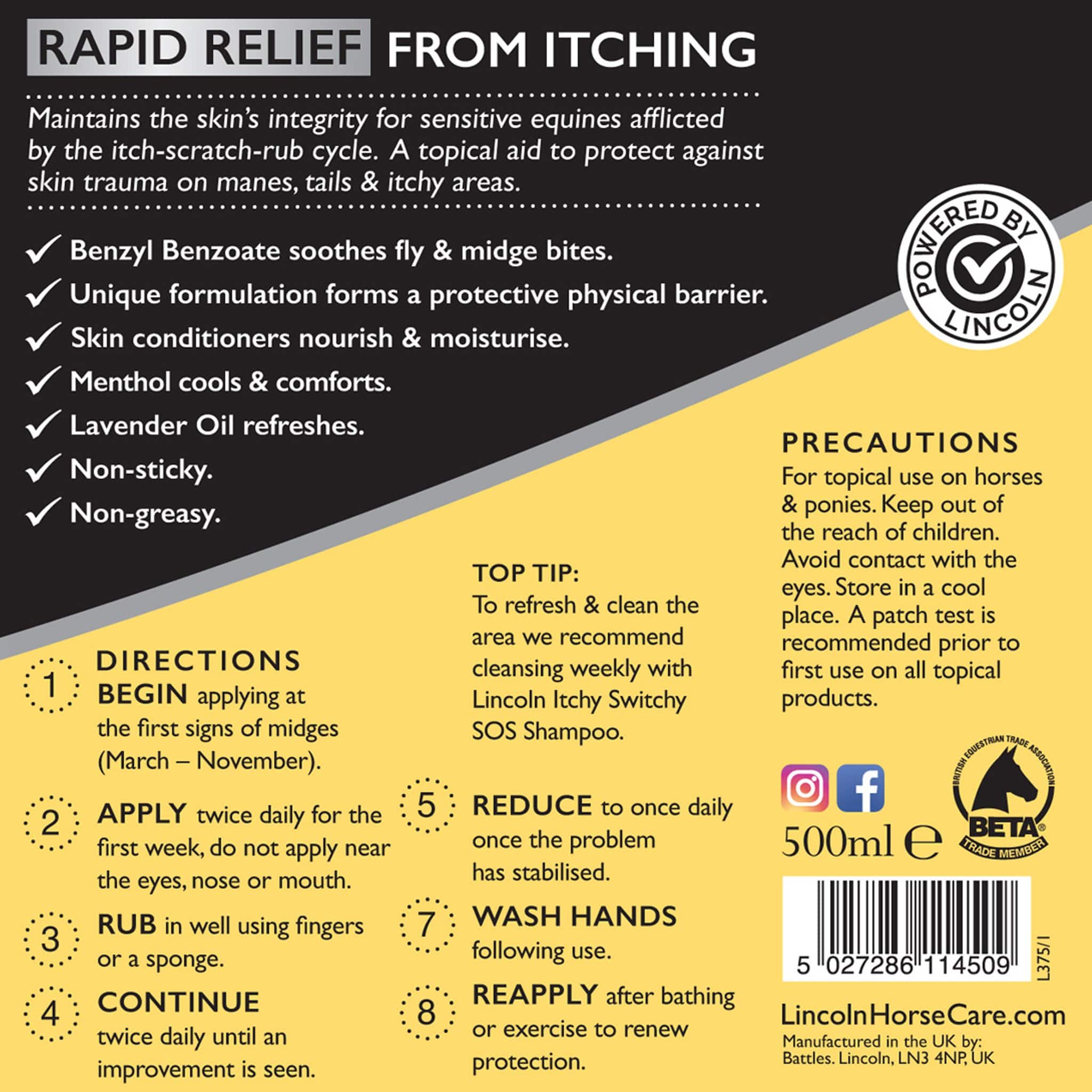 Lincoln Itchy Switchy S.O.S Skin Aid