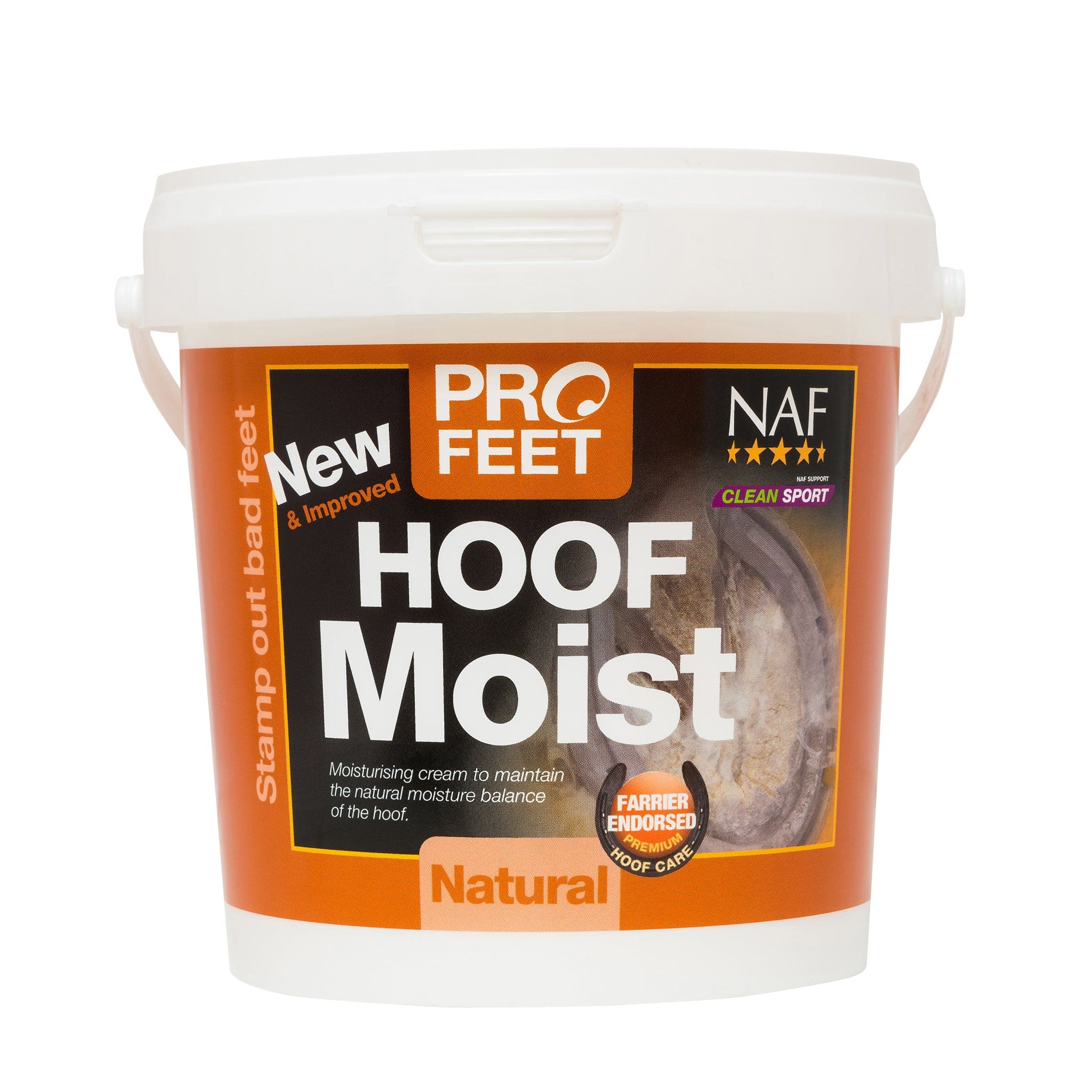 Naf Pro Feet Hoof Moist Cream - 900g · Clear