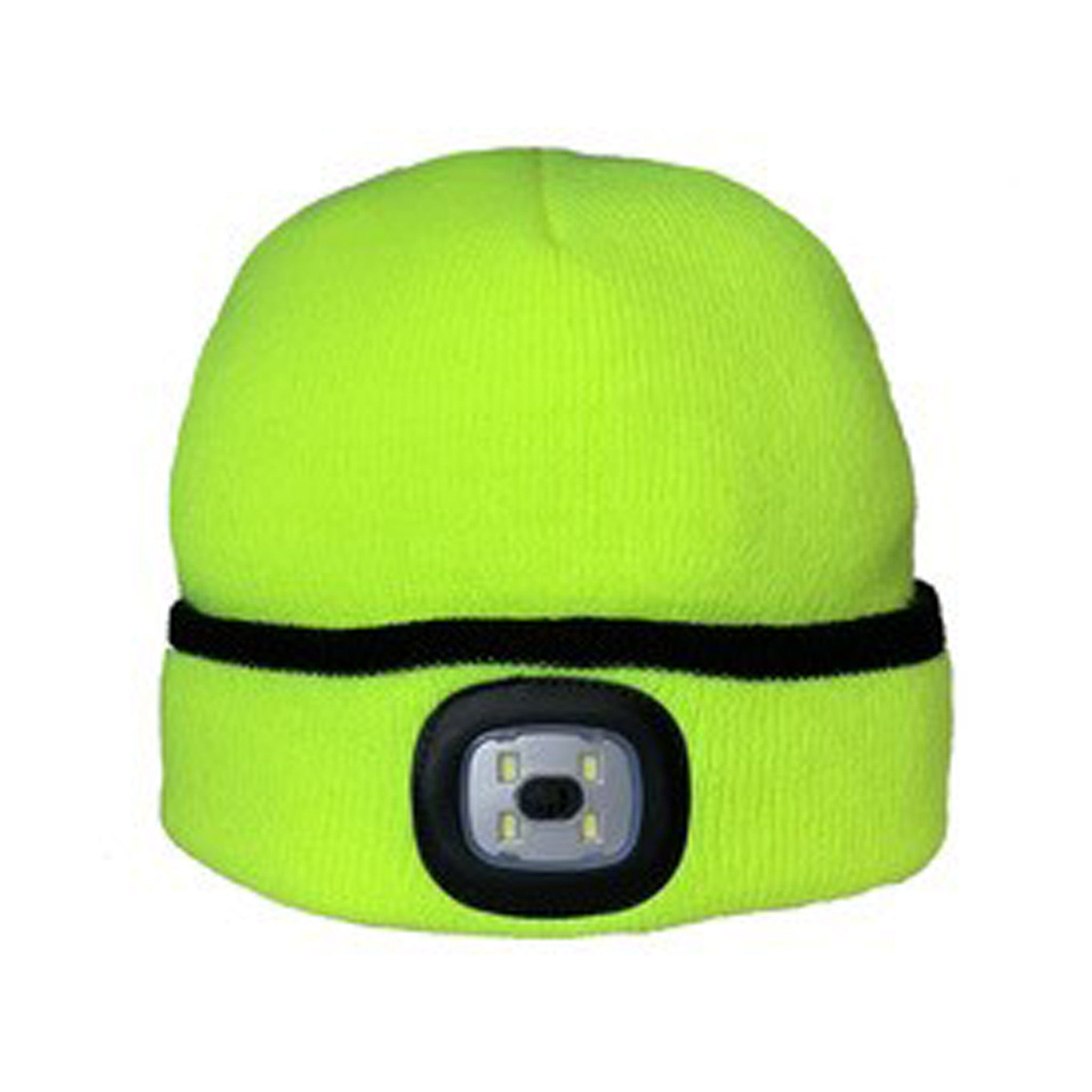 Platinum Unisex Plain Led Hat - Yellow