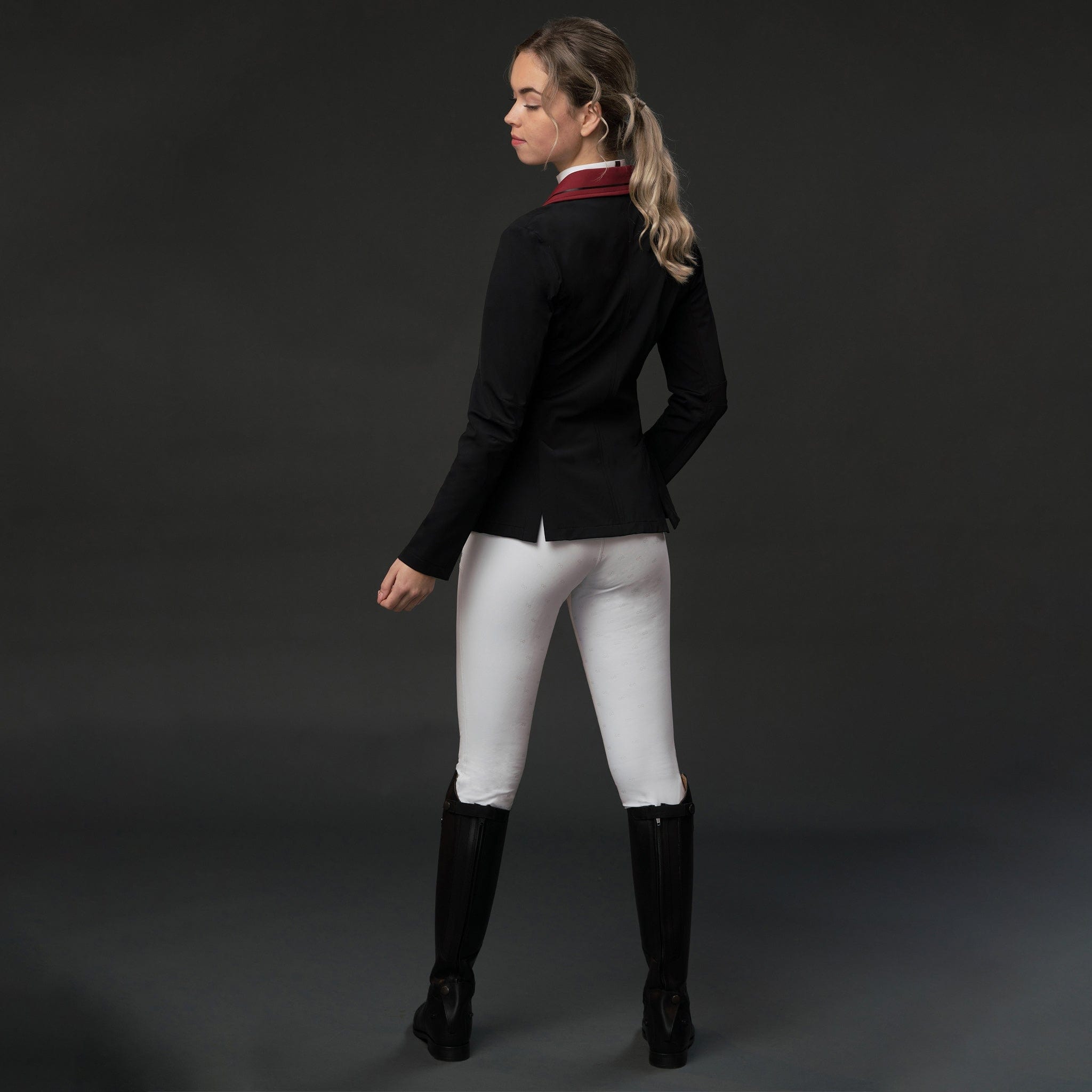 Pres Teq Ambition First Silicone Full Seat Breeches White