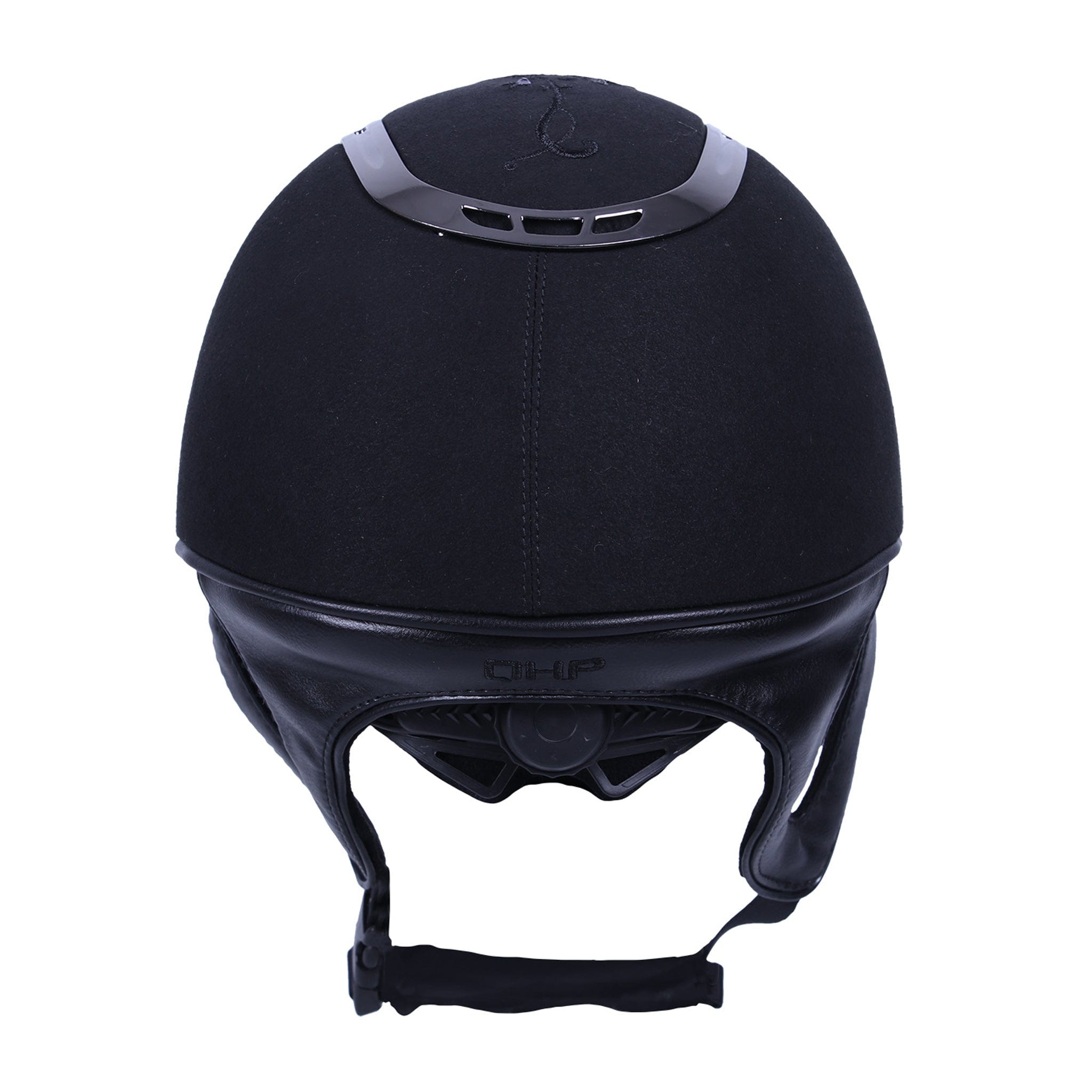 QHP Botanic Riding Hat - 55cm - 56cm · Black