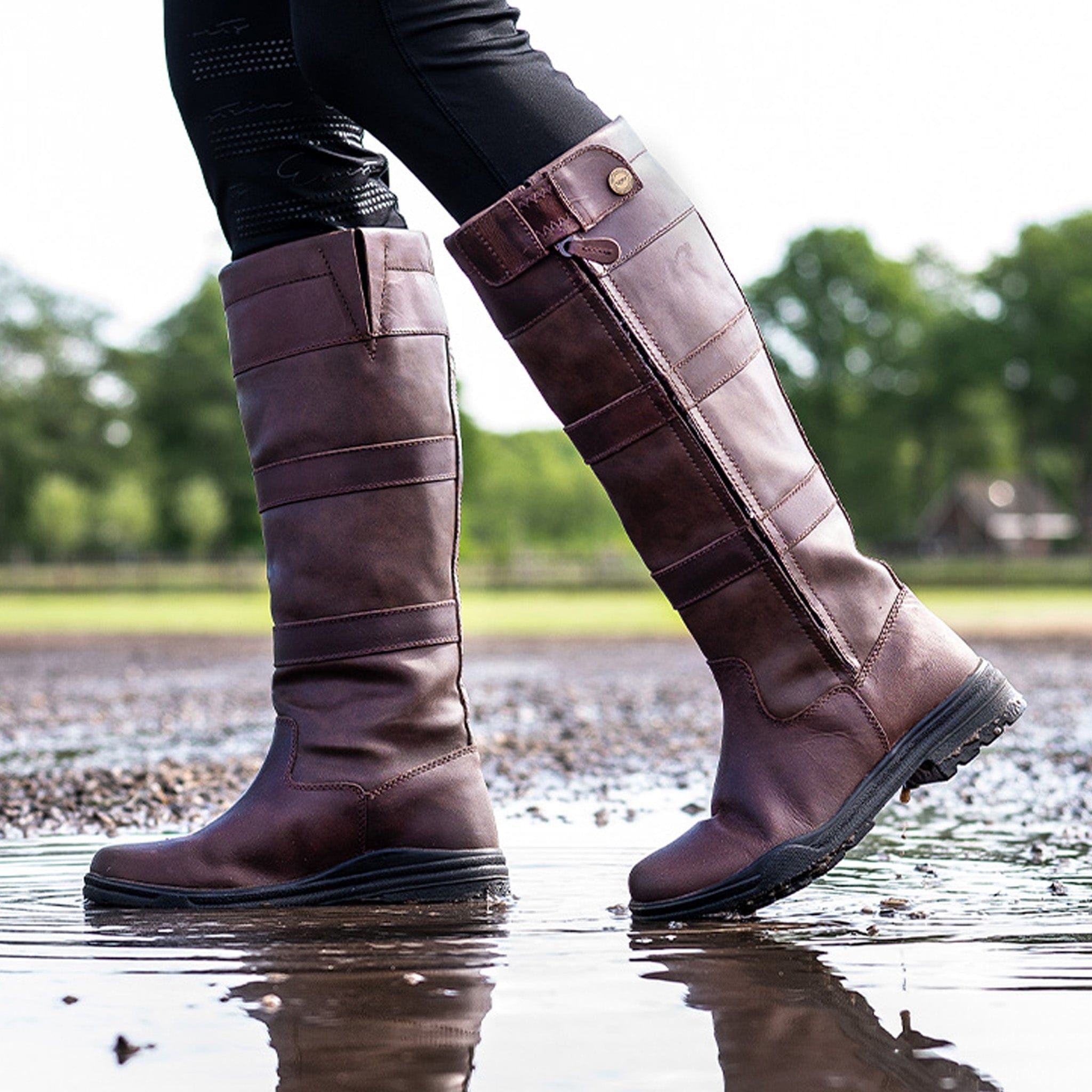 Waterproof winter sale riding boots