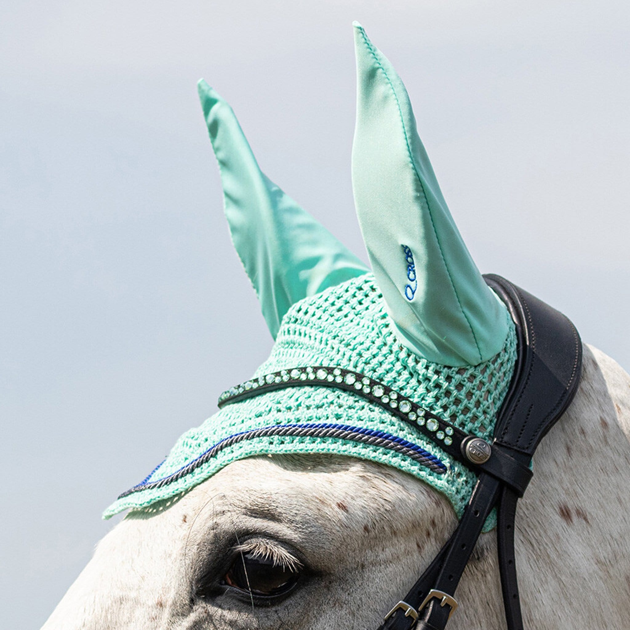 QHP Eldorado Ear Bonnet - Full · Spearmint Green