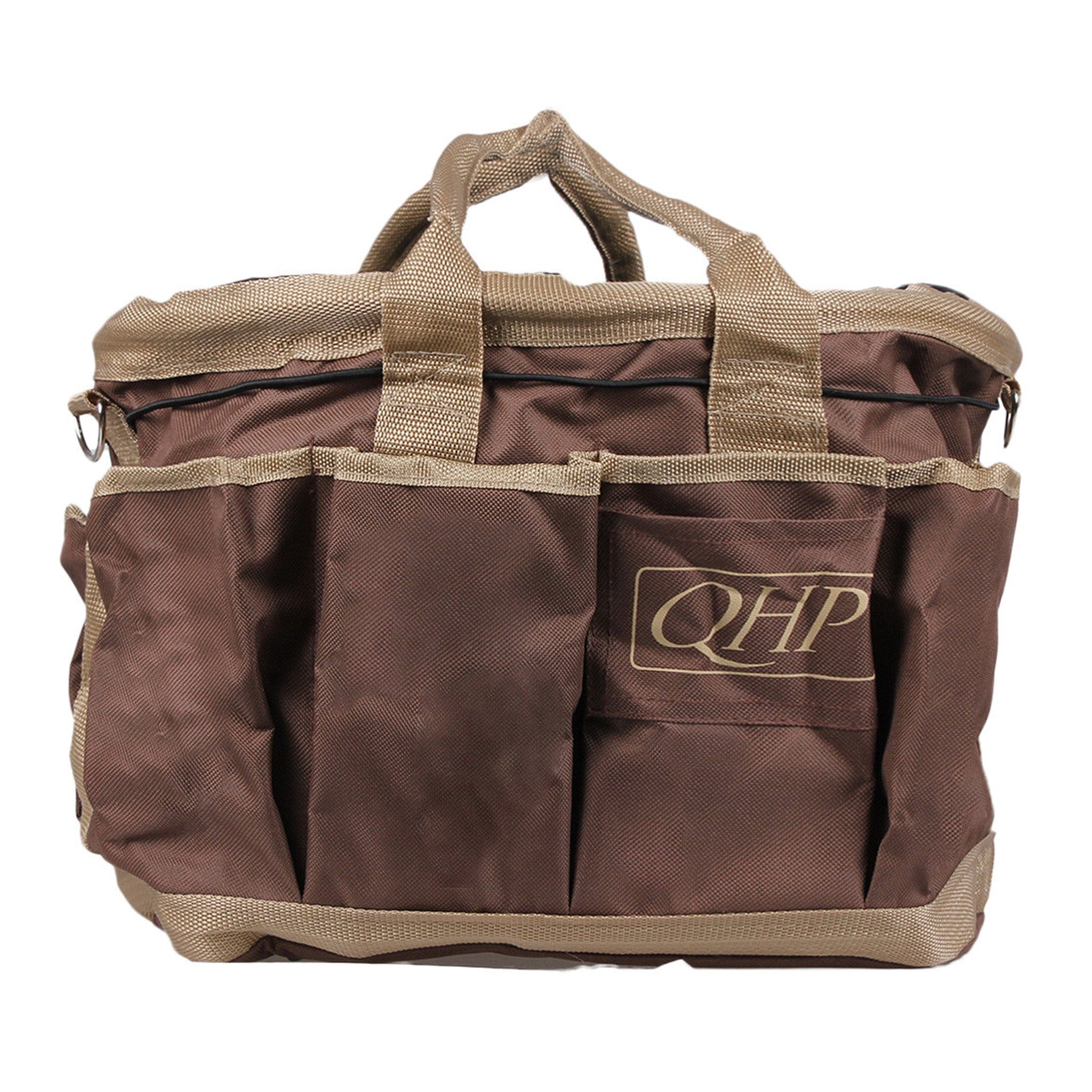 Qhp Grooming Bag - Brown and Beige