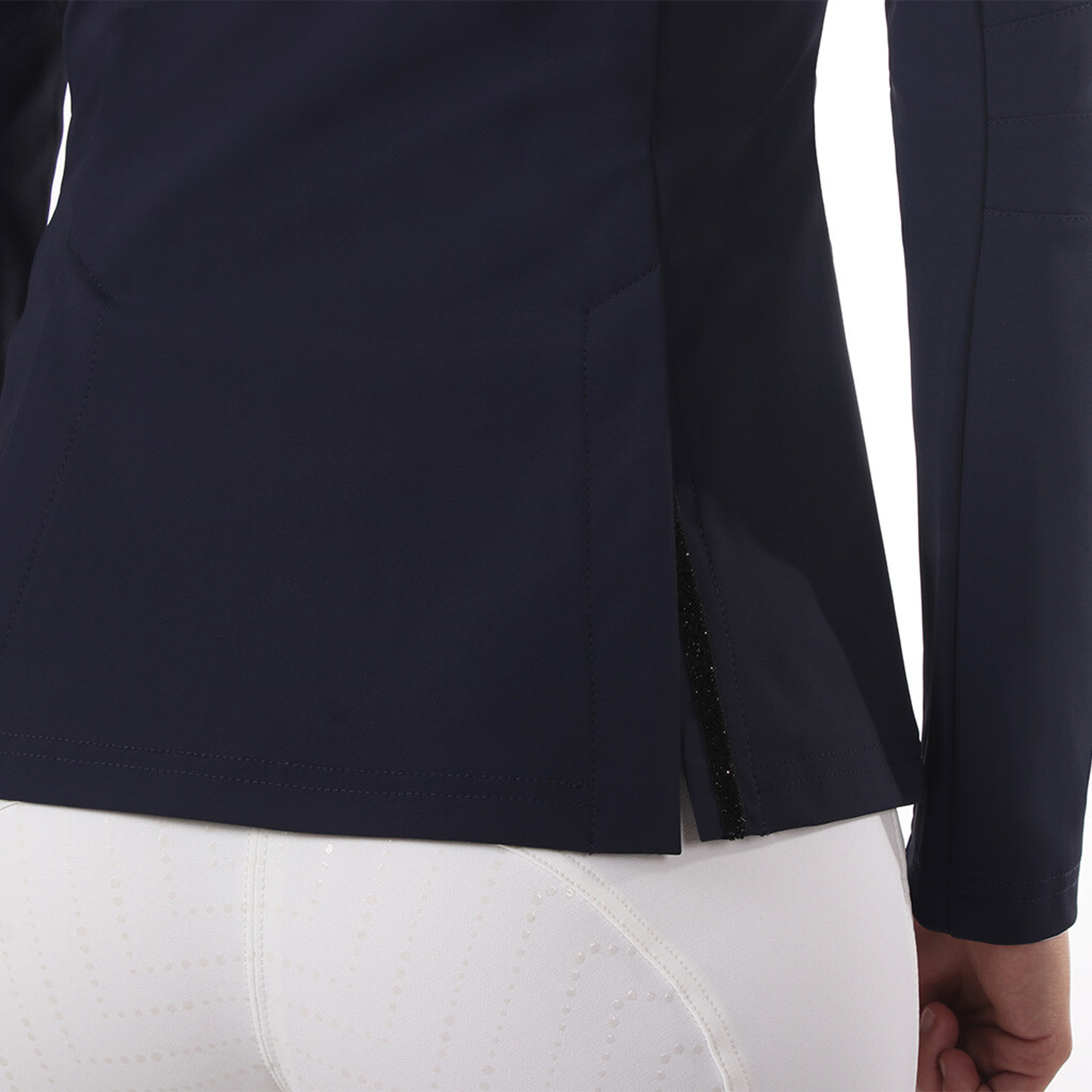 QHP Juliet Competition Jacket Blue - Size UK 8
