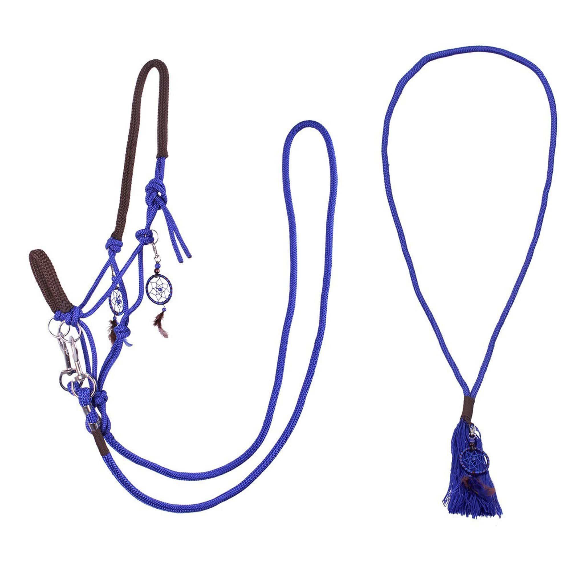 Qhp Liberty Rope Halter Combi - Full · Cobalt Blue