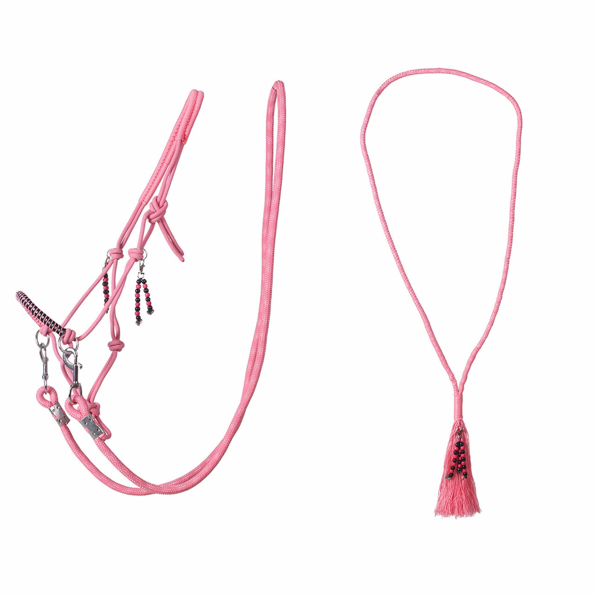 Qhp Liberty Rope Halter Combi - Full · Flamingo Pink