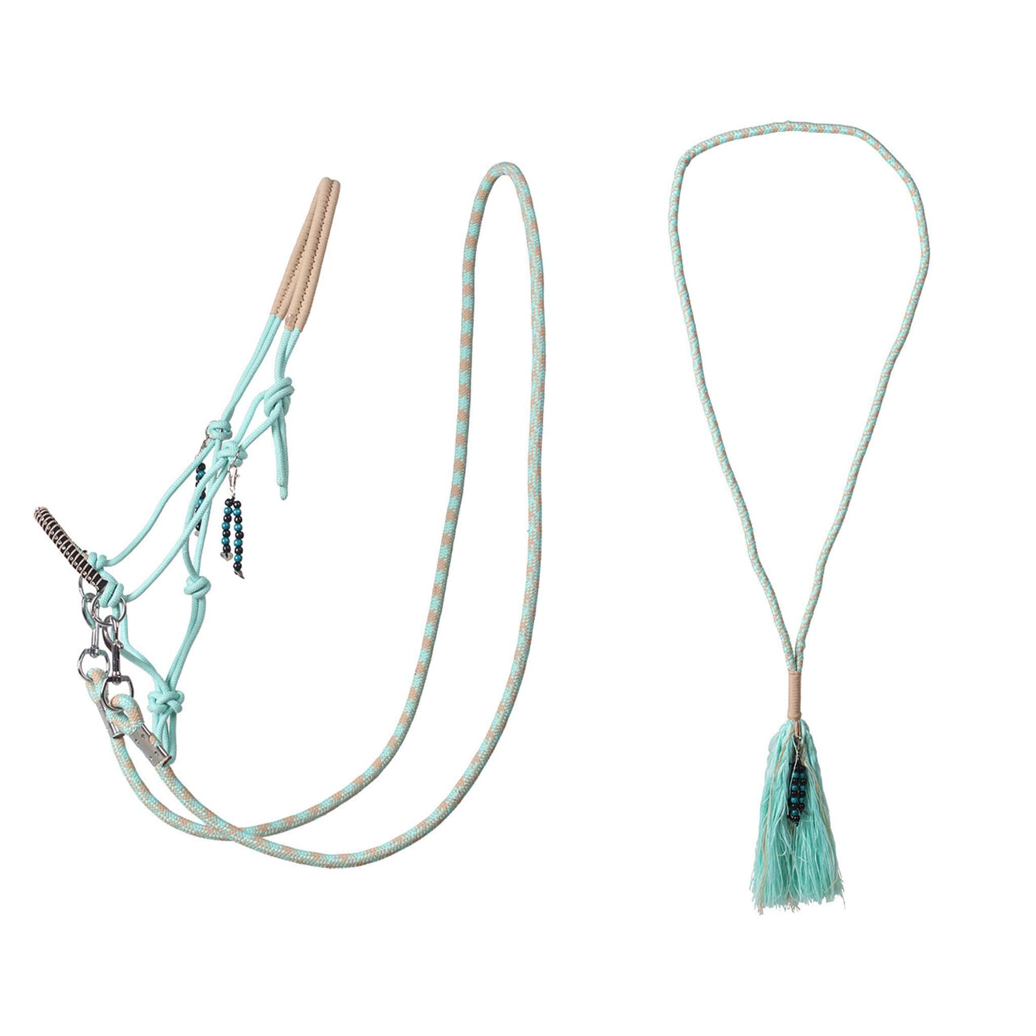 Qhp Liberty Rope Halter Combi - Full · Ice Green