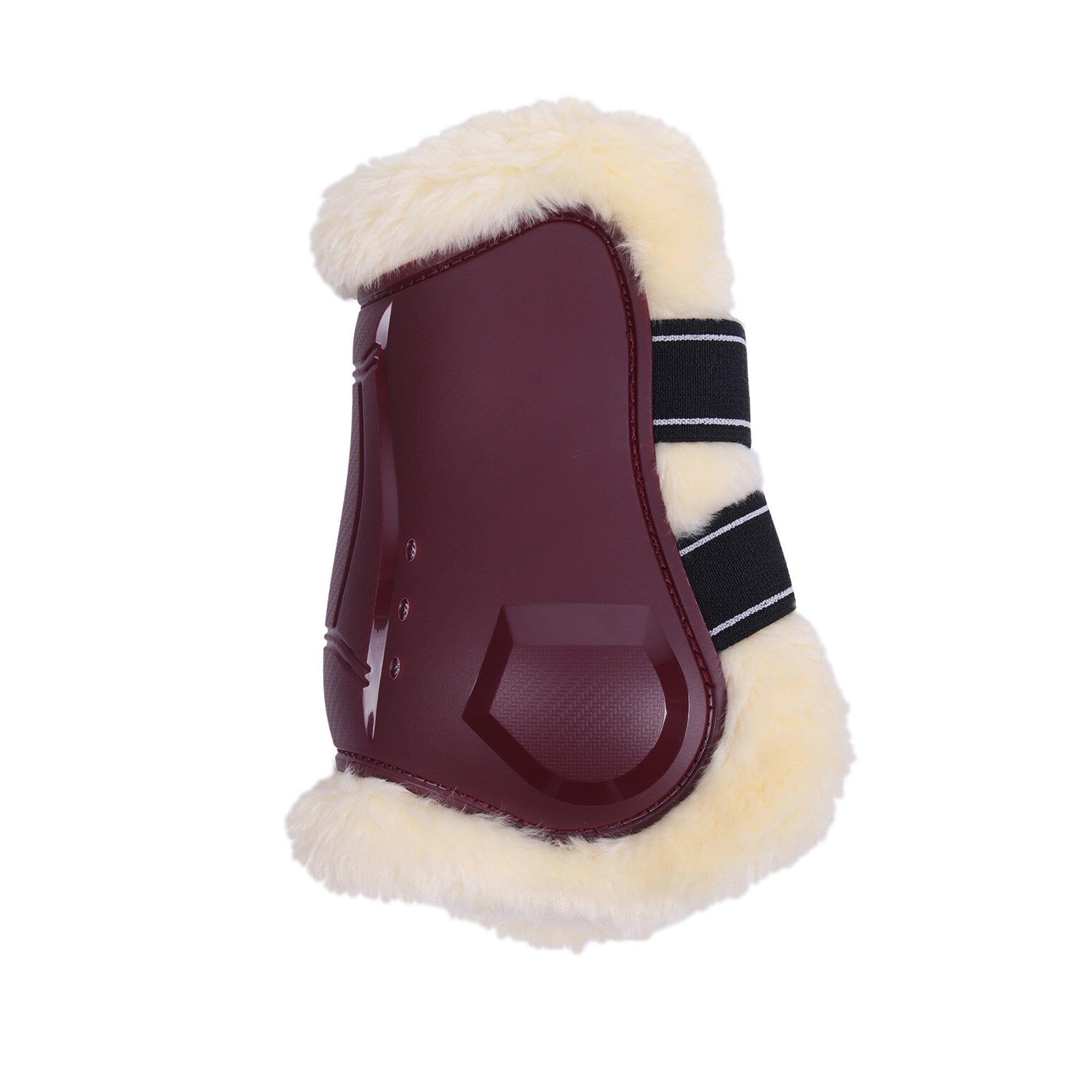 QHP Ontario Fetlock Boots Burgundy