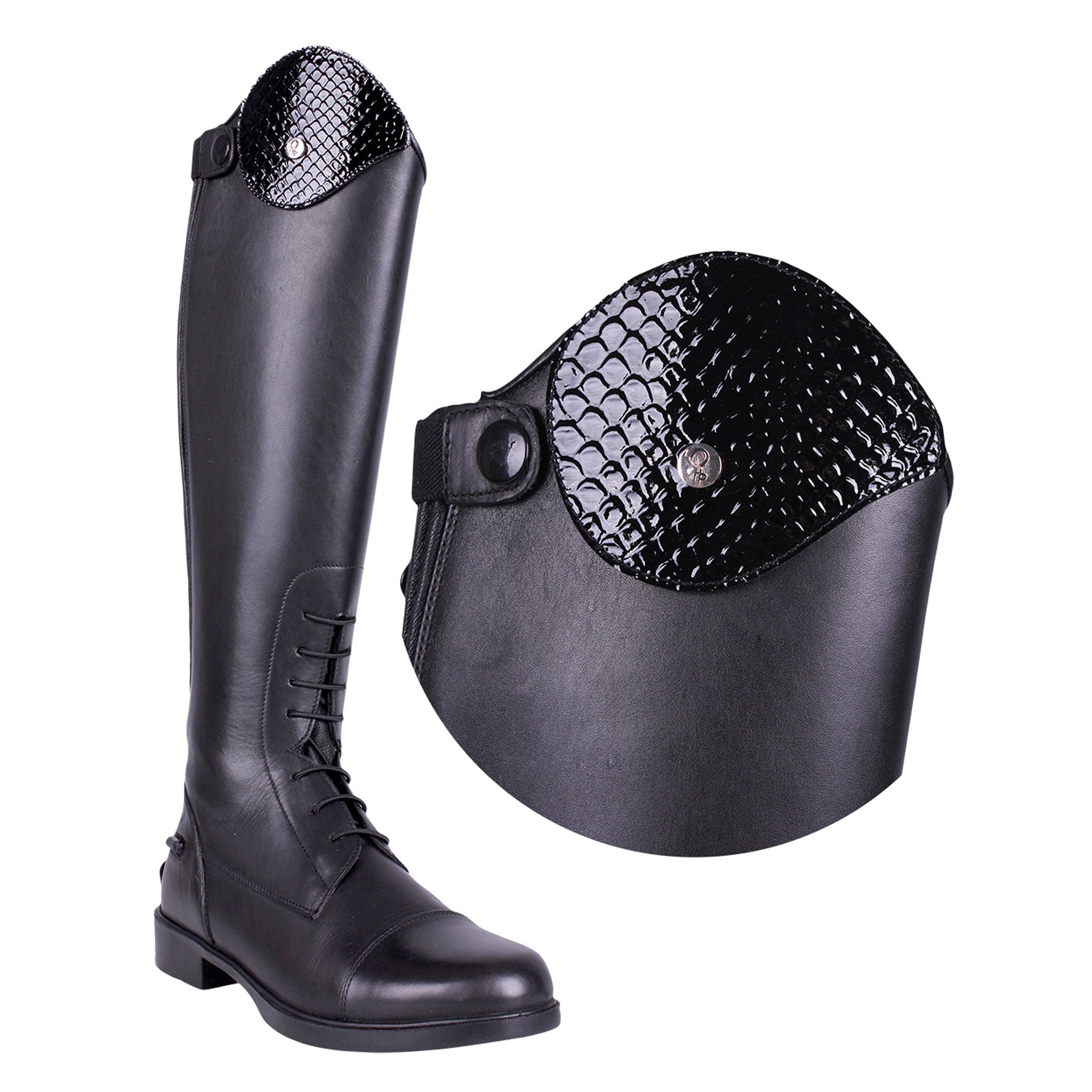 QHP Romy Croco Interchangeable Boot Tops