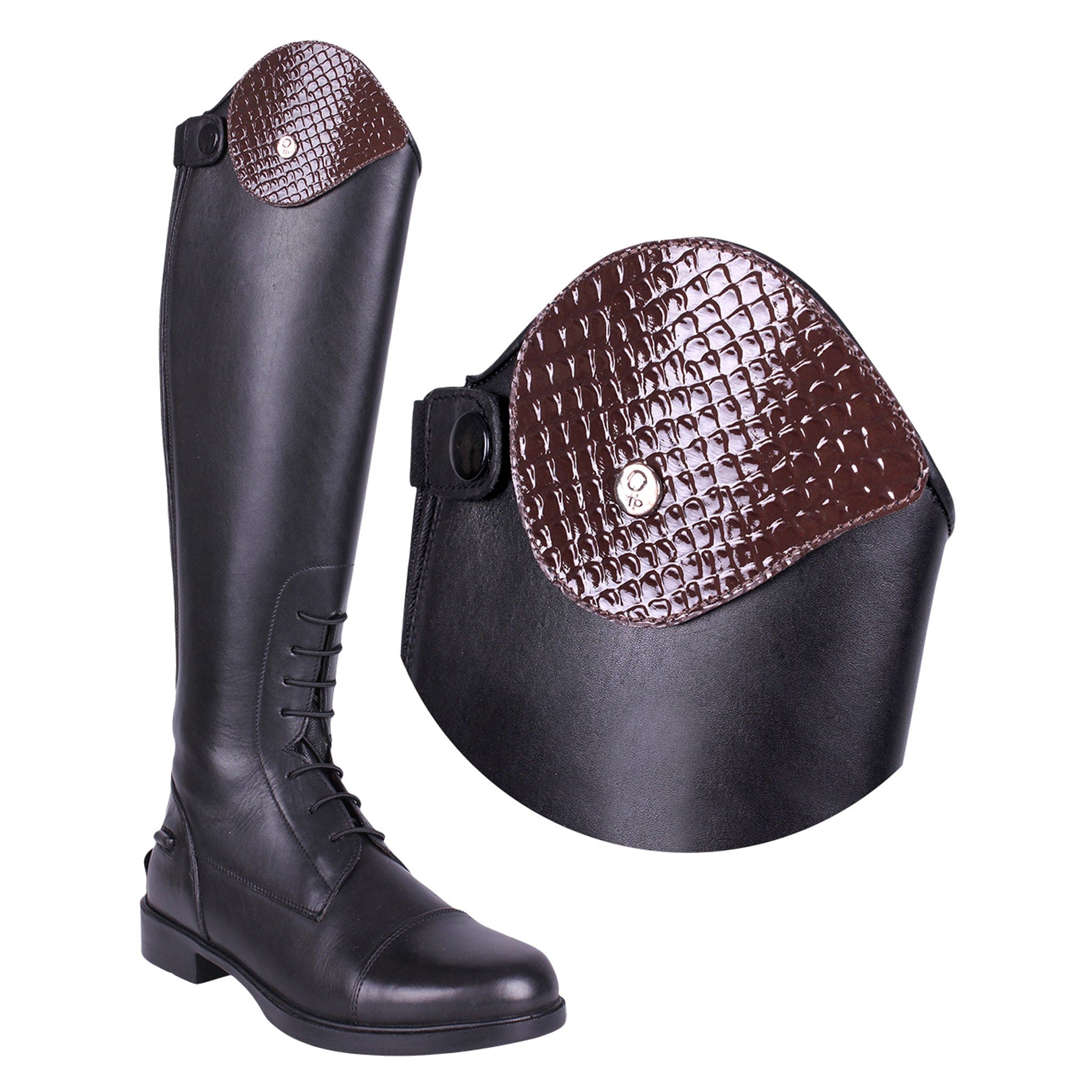QHP Romy Croco Interchangeable Boot Tops
