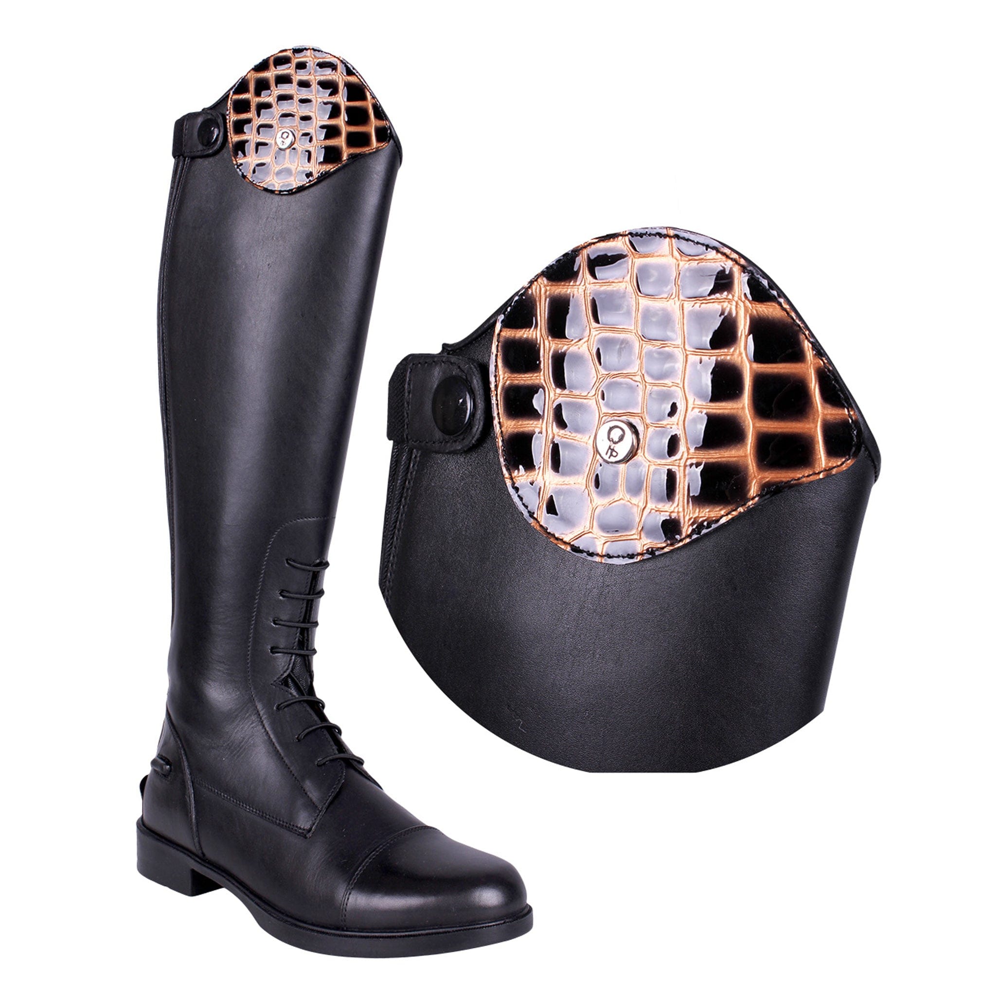 QHP Romy Croco Interchangeable Boot Tops