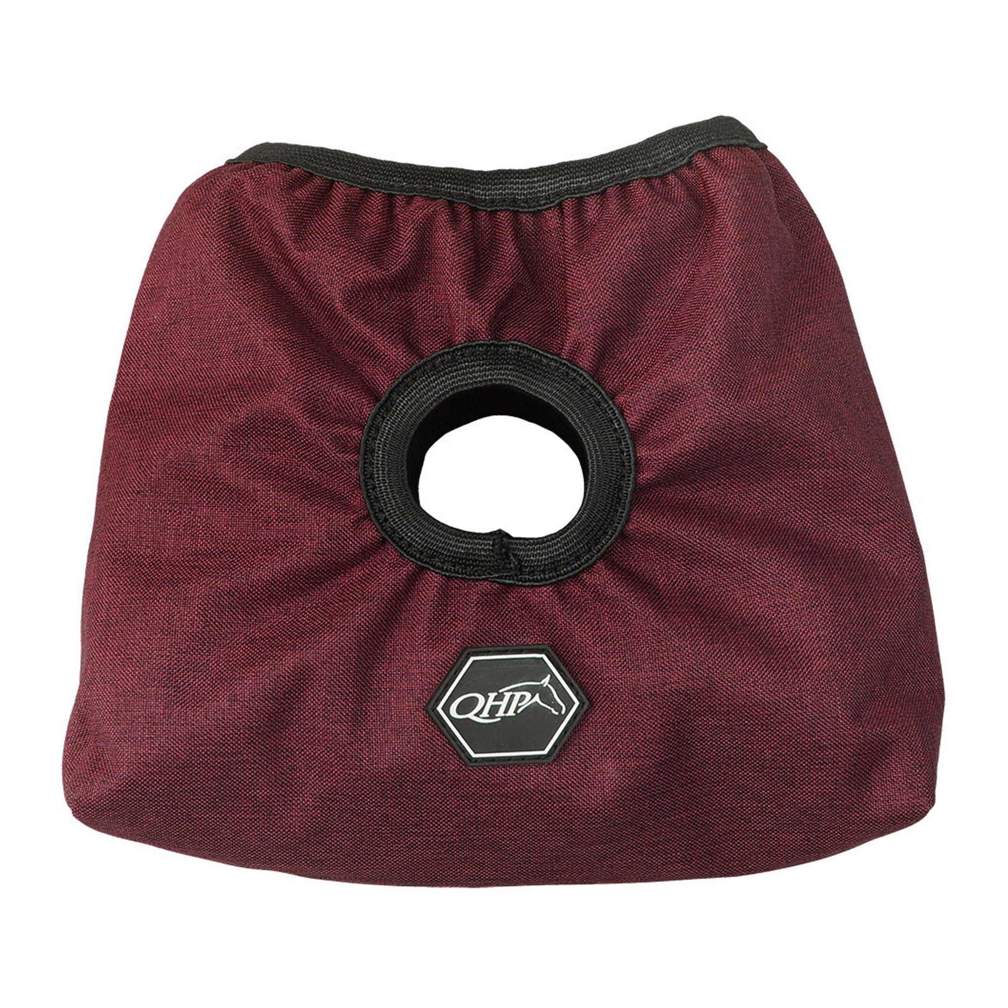 Qhp Stirrup Covers - Burgundy