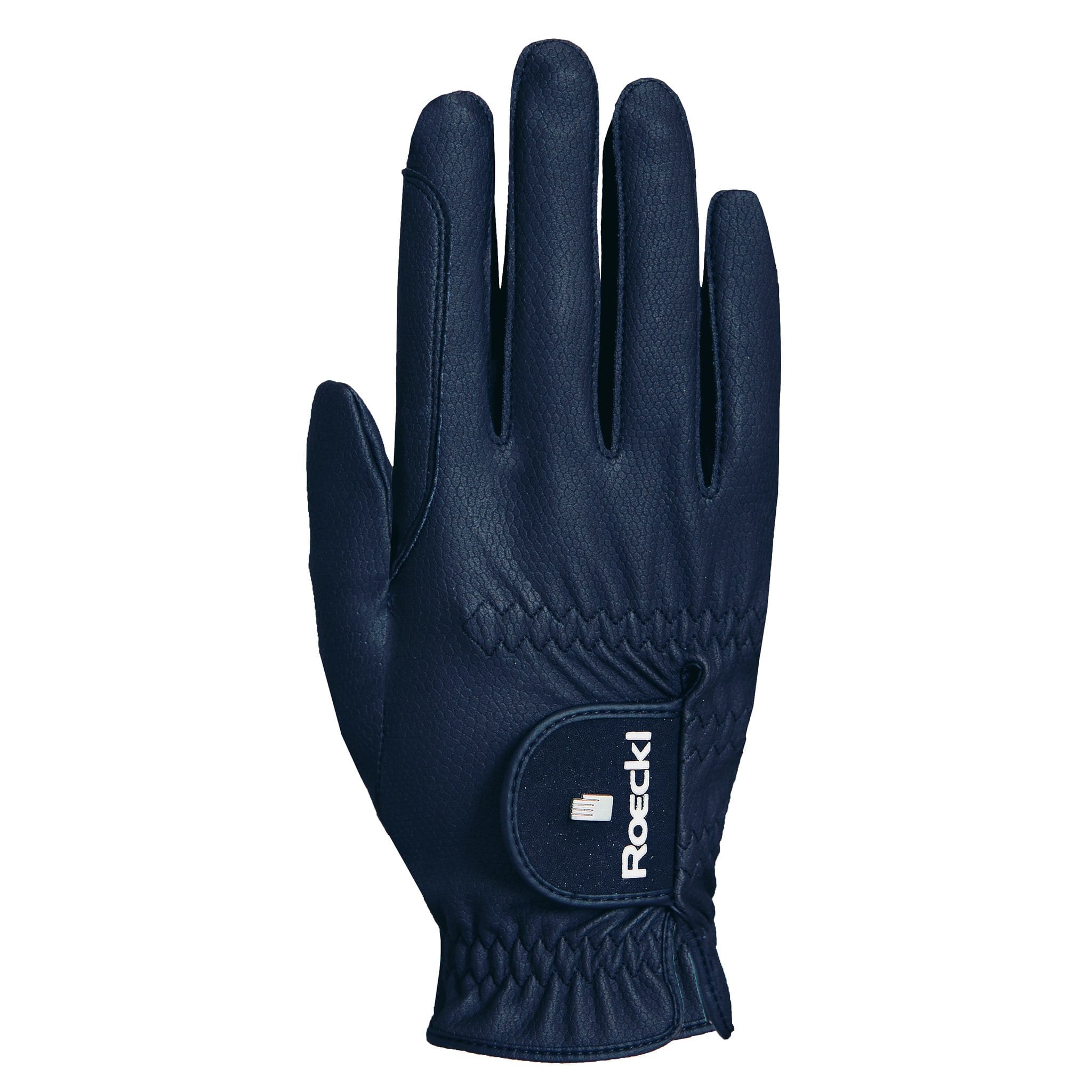 Roeckl Chester Pro Gloves 3301-108-590 Navy Blue Back View