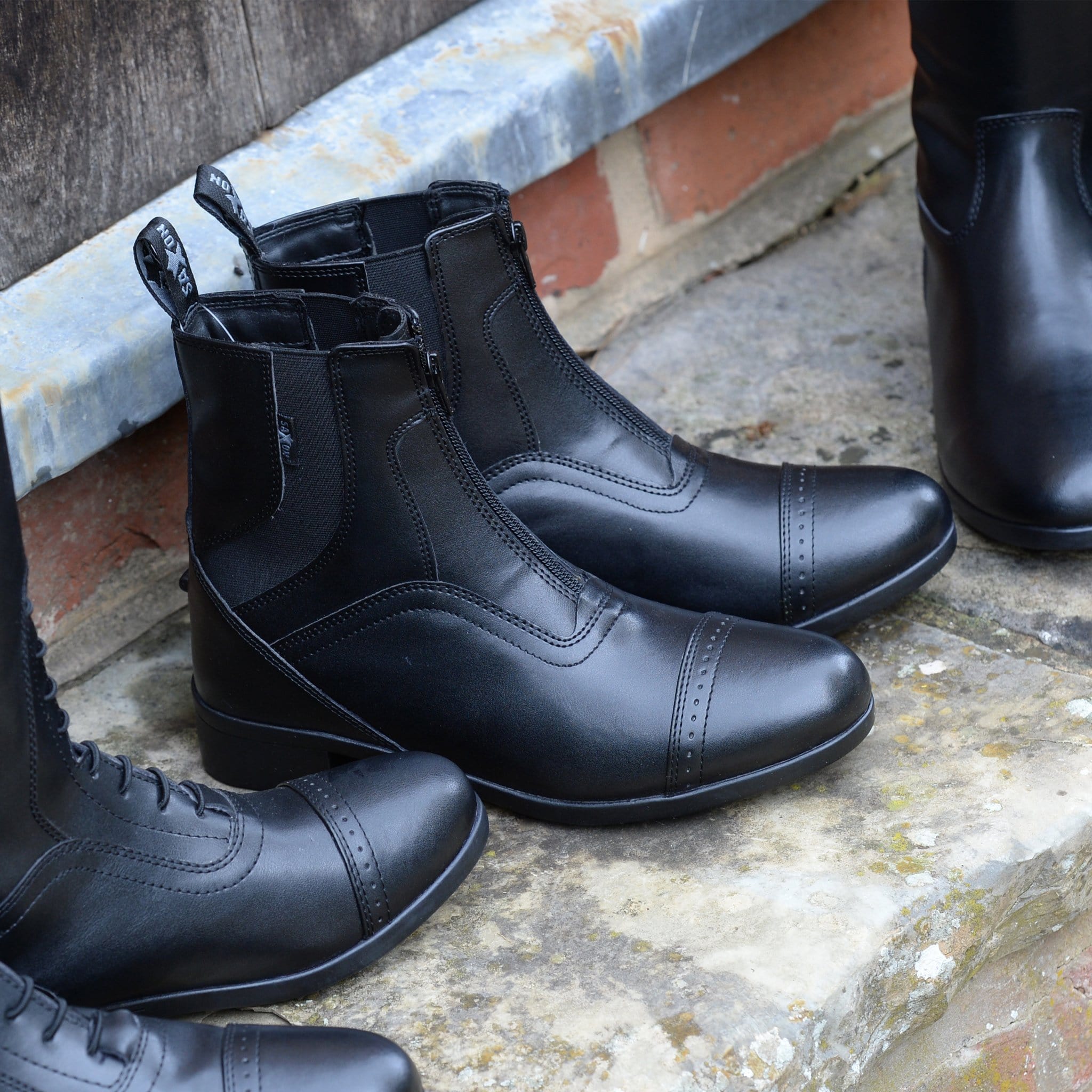 saxon syntovia paddock boots
