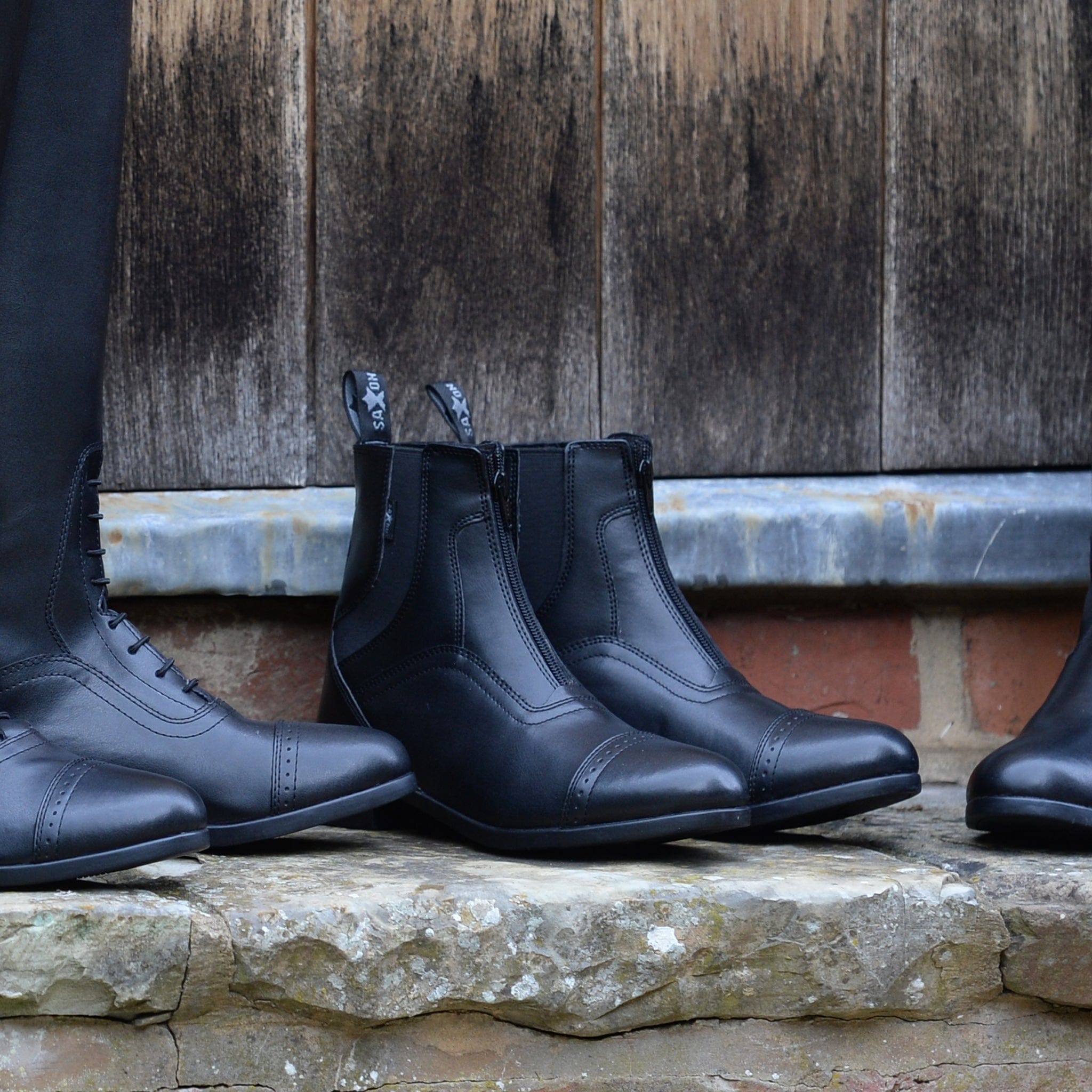 Saxon syntovia paddock on sale boots