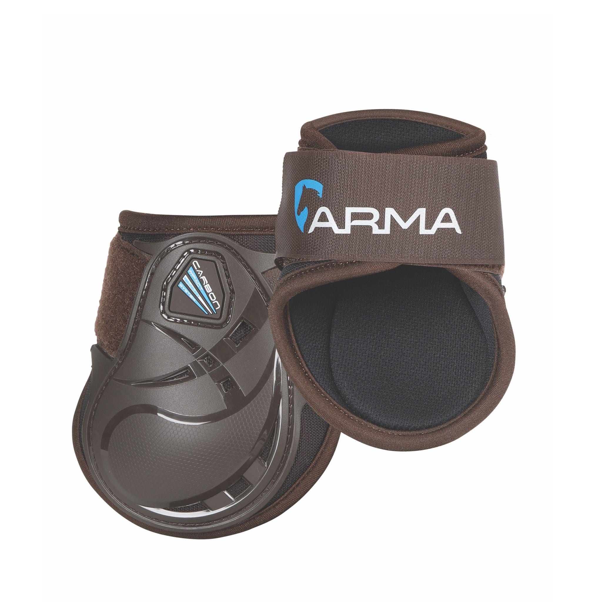 Arma Carbon Fetlock Boots - Cob · Brown