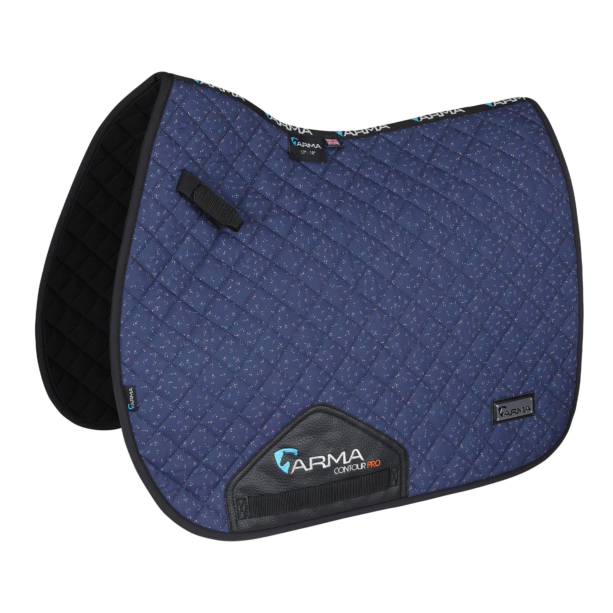 Arma Sport Cross Country Saddle Pad - Full · Navy Ditsy