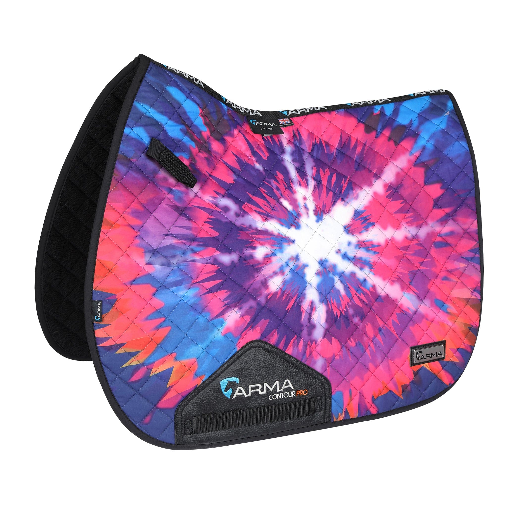 Arma Sport Cross Country Saddle Pad - Full · Pink Tie Dye