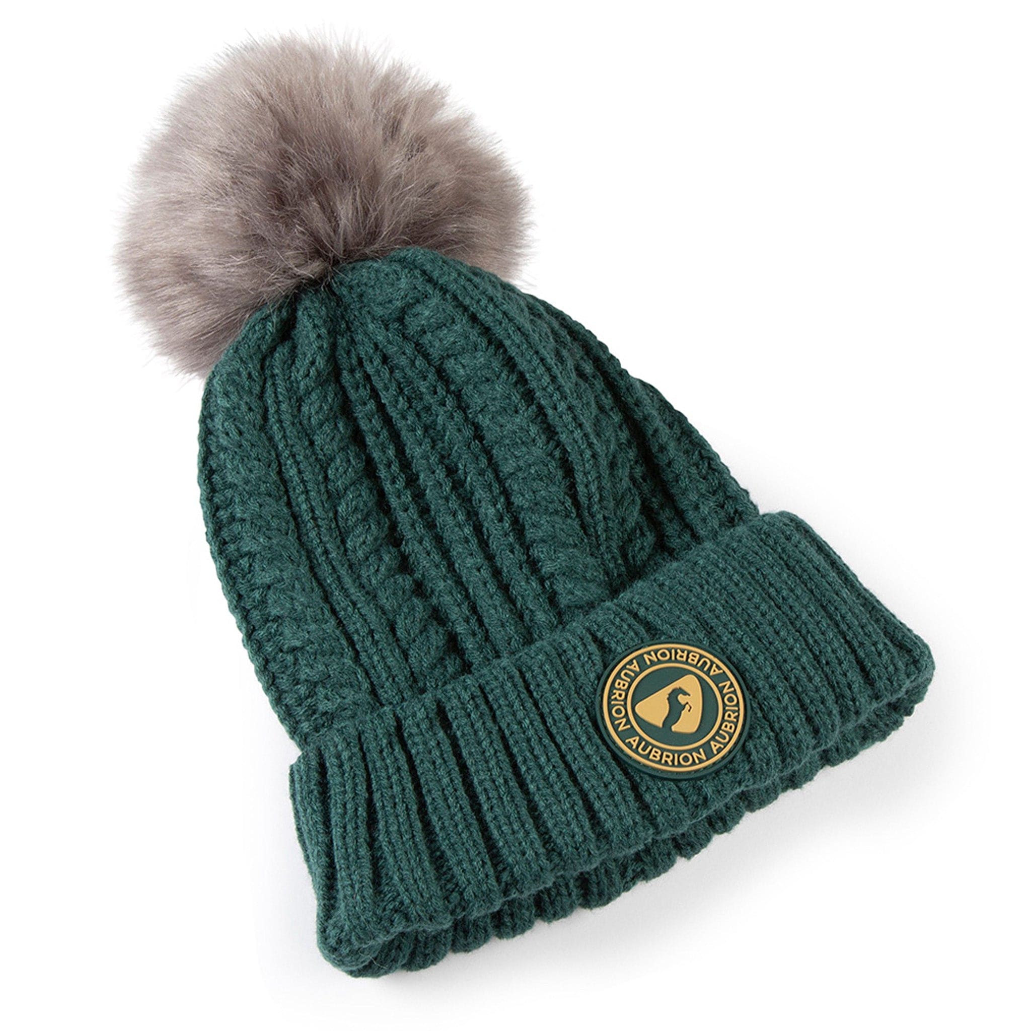 Aubrion Pimlico Bobble Hat 8168 Dark Green