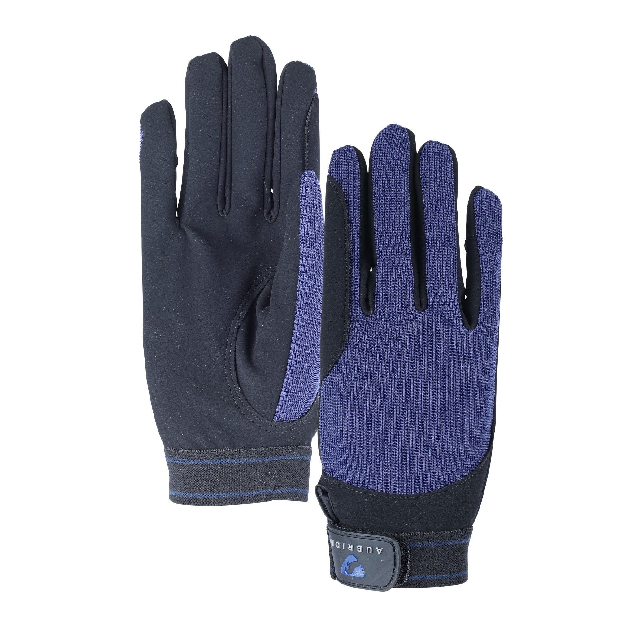 Aubrion Mesh Riding Gloves - 7 · Navy