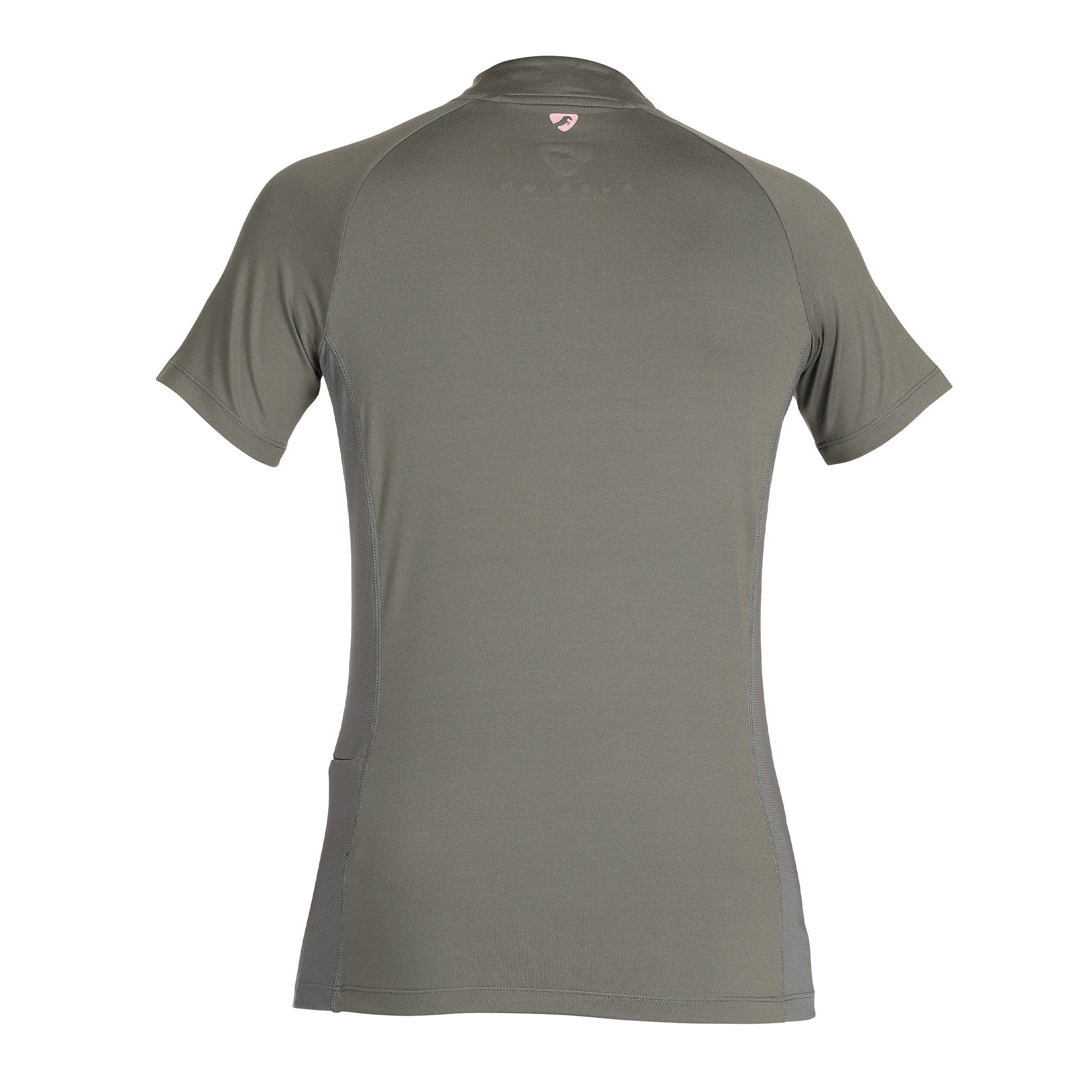 Aubrion Revive Short Sleeve Base Layer Back Olive 8946