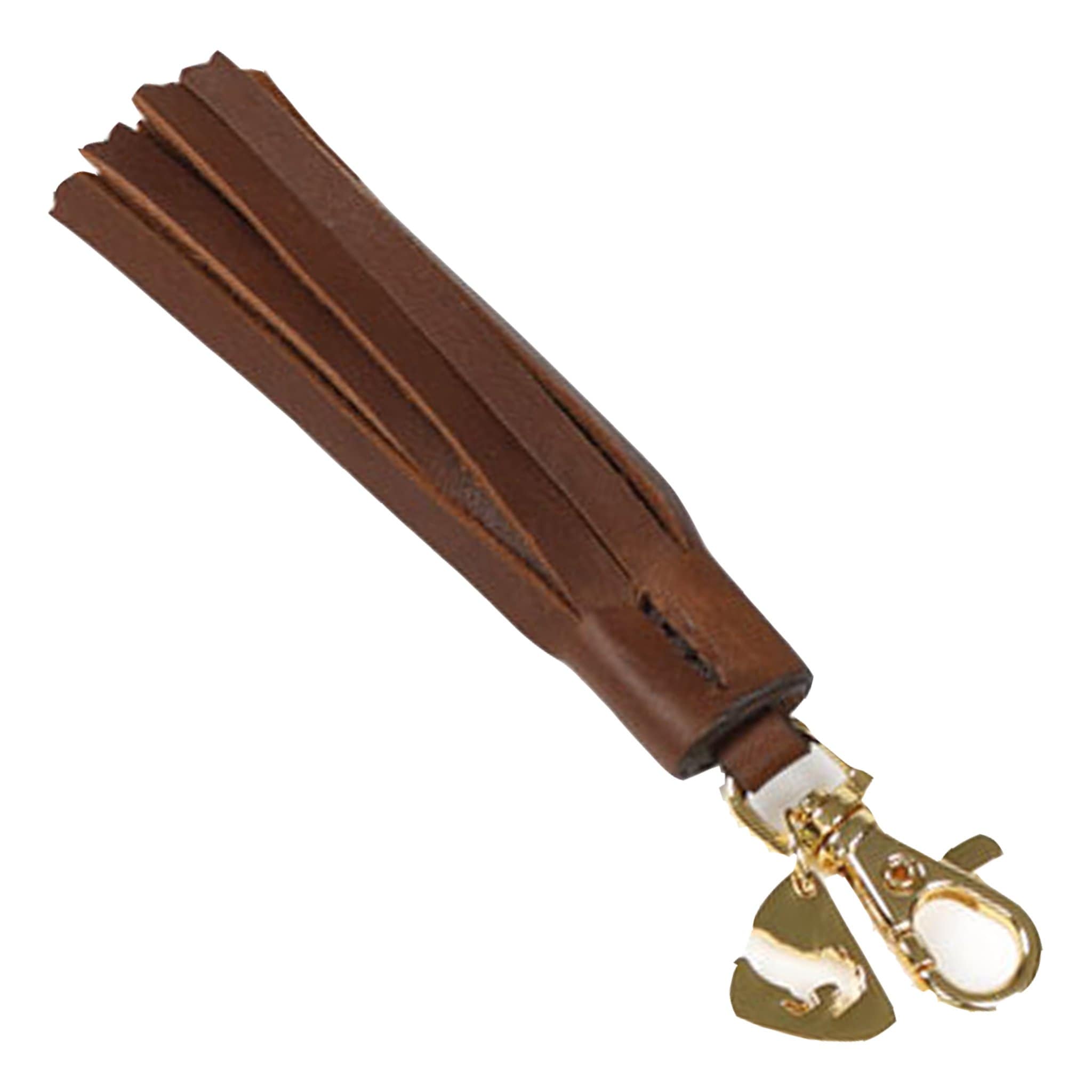 Shires Aubrion Tassel Keyring - Brown