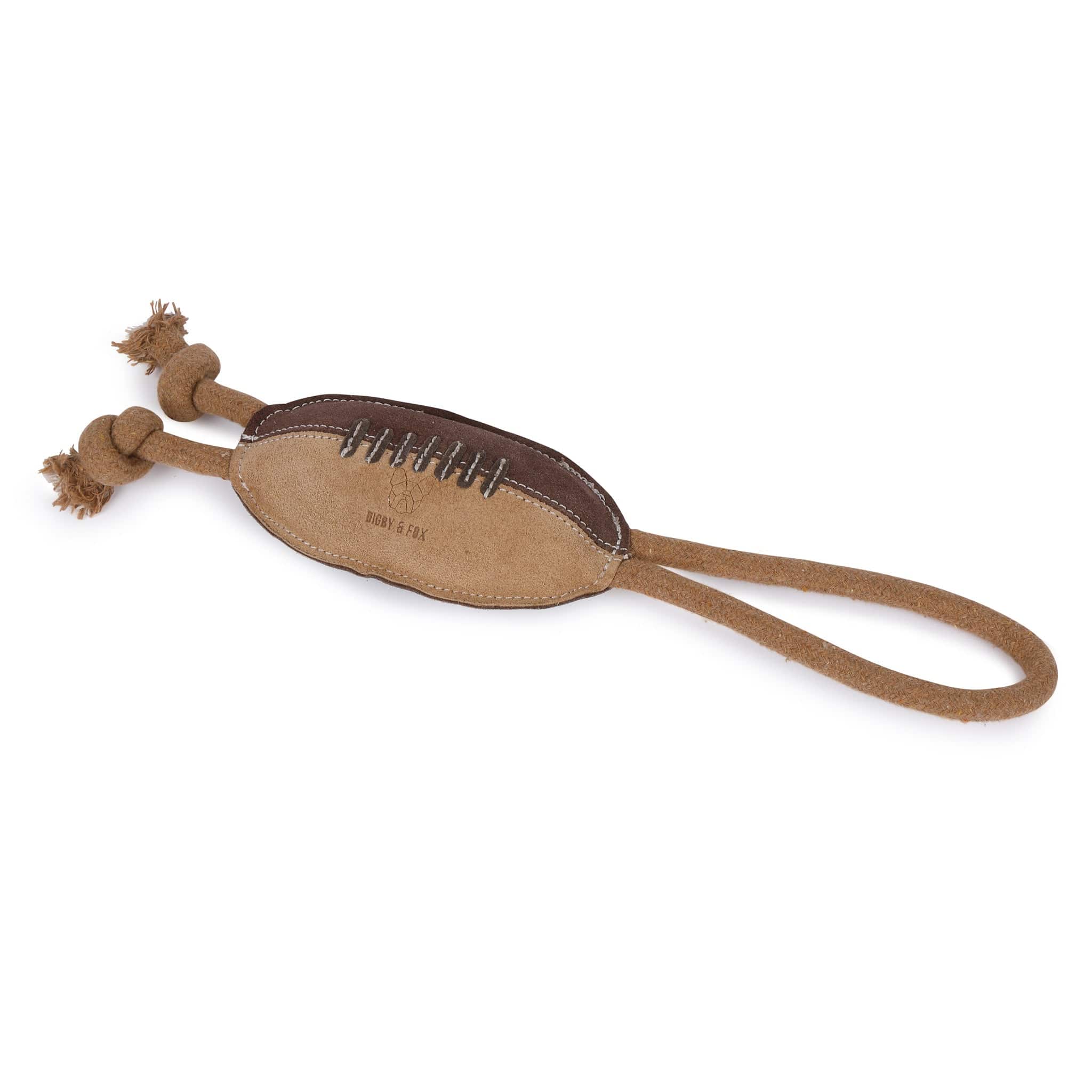 Shires Digby & Fox Leather Rugby Ball Toy 6913