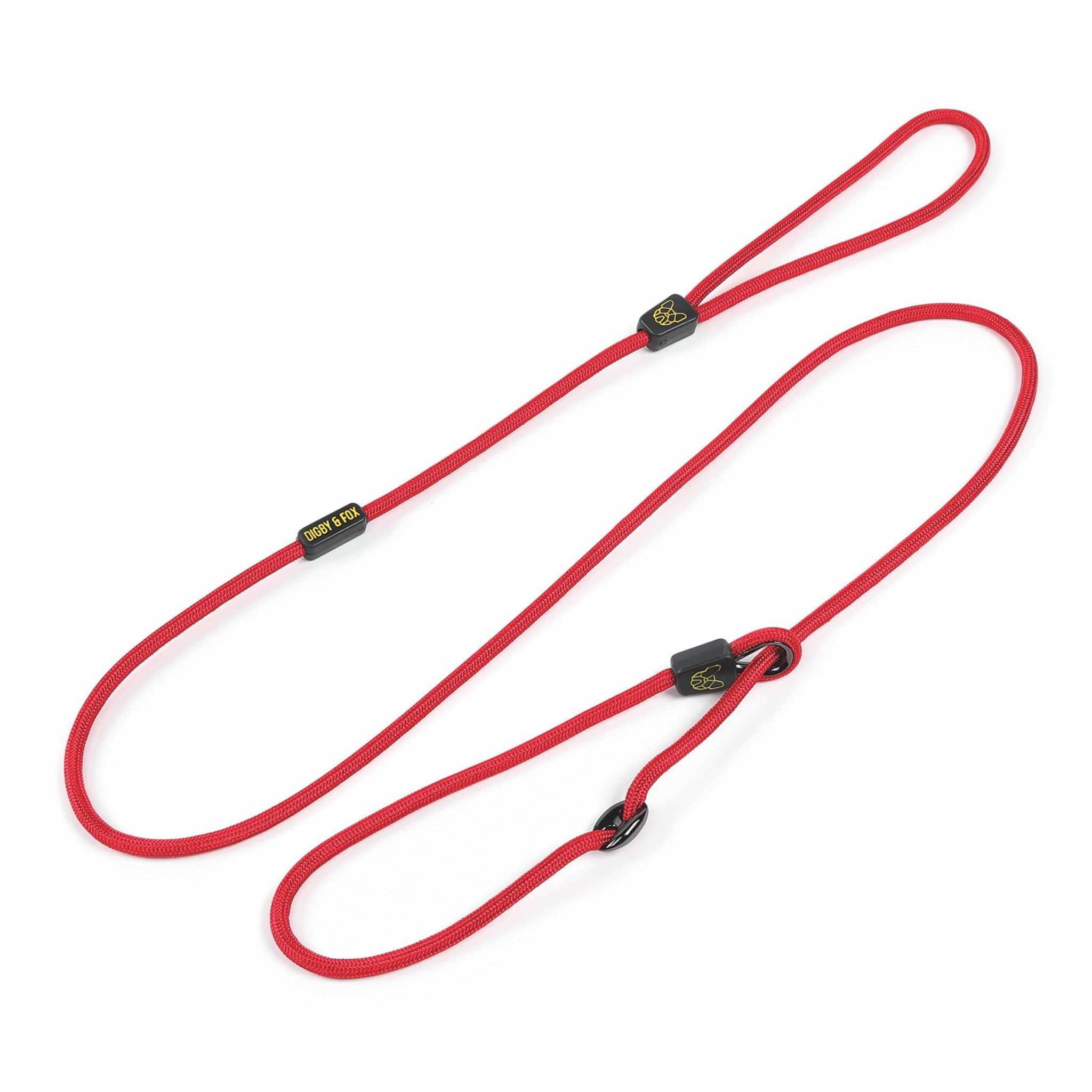 Shires Digby and Fox Pro Slip Dog Lead 6896 Red