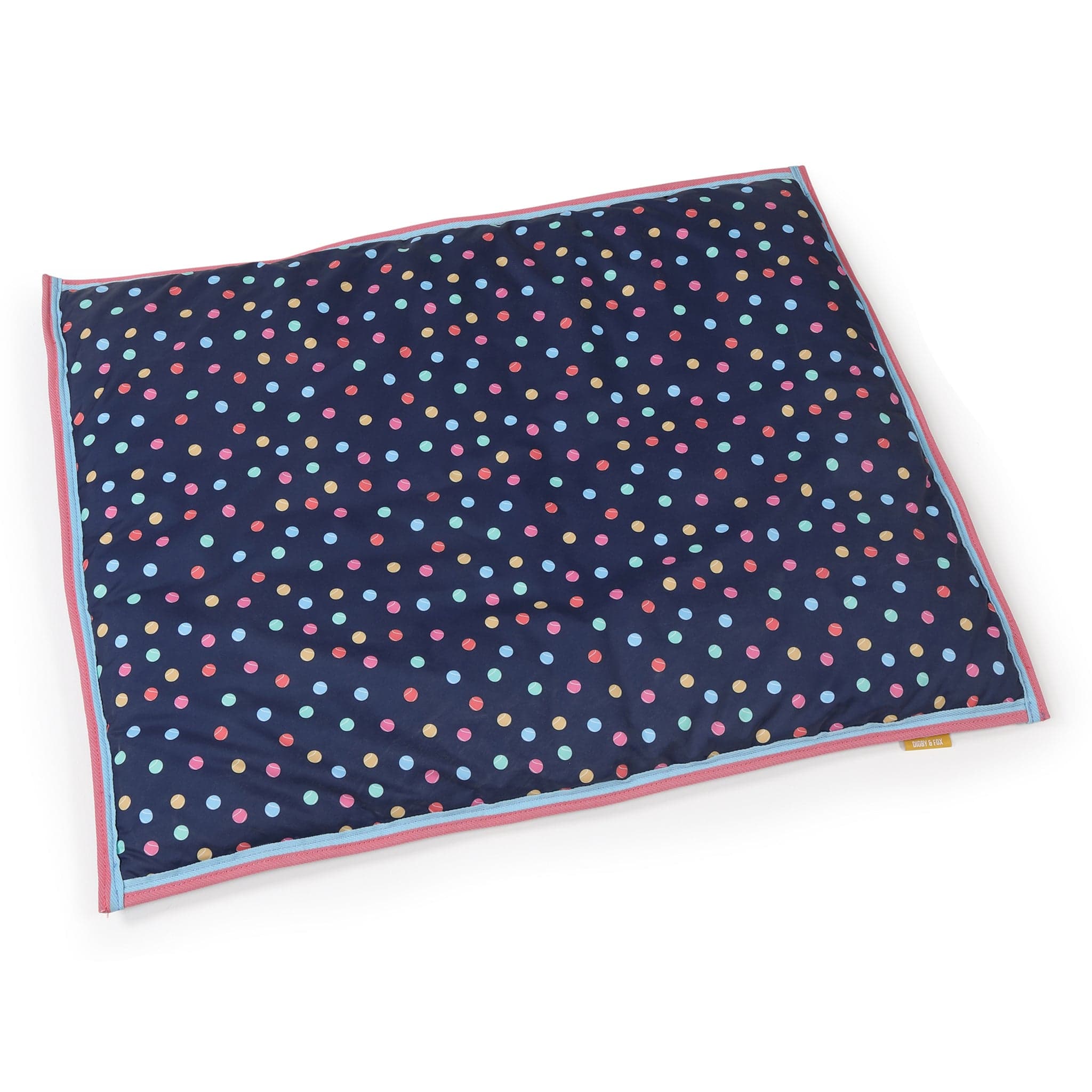 Shires Digby and Fox Waterproof Dog Bed - Large · Tennis Ball Print