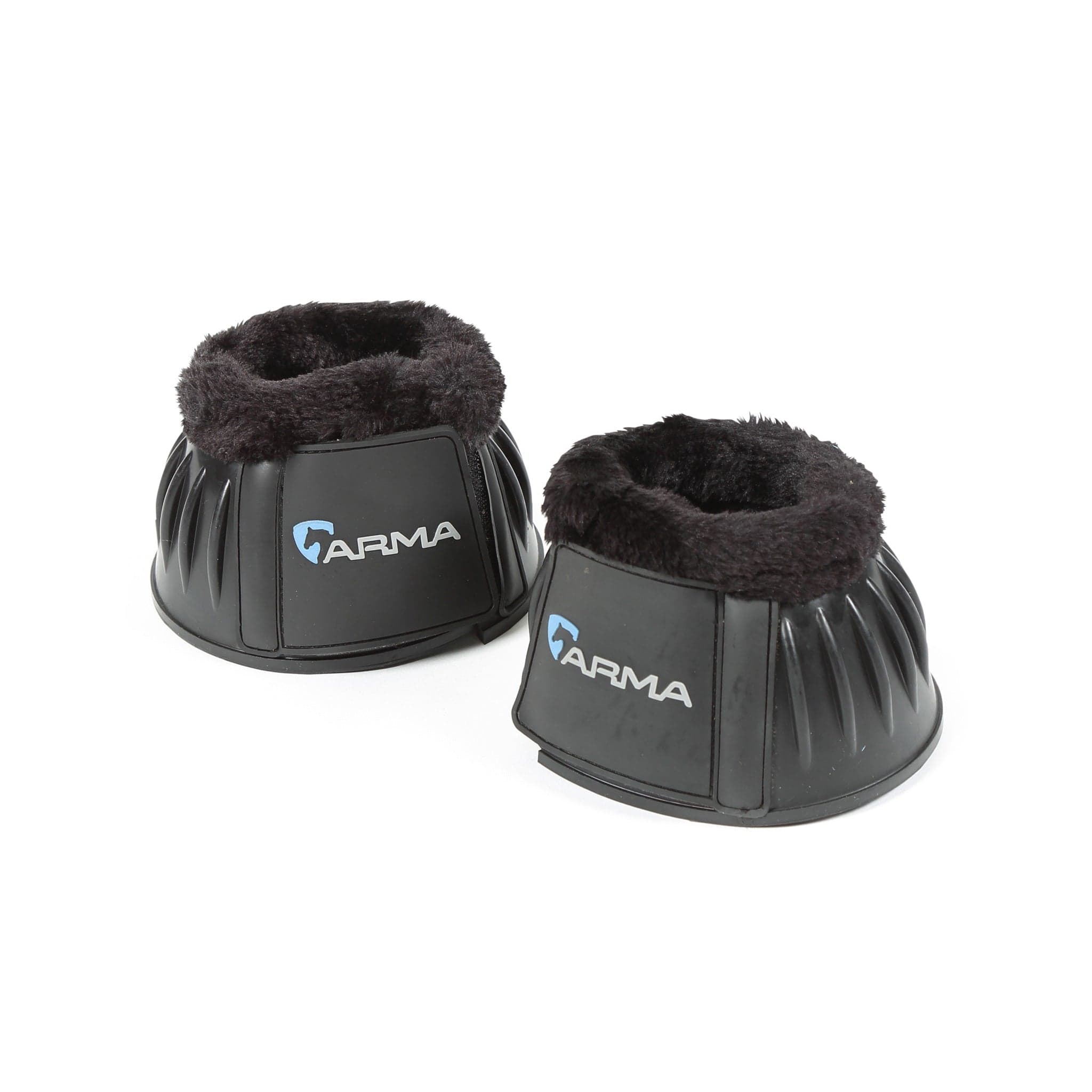 Arma Fleece Topped Over Reach Boots - Full · Black