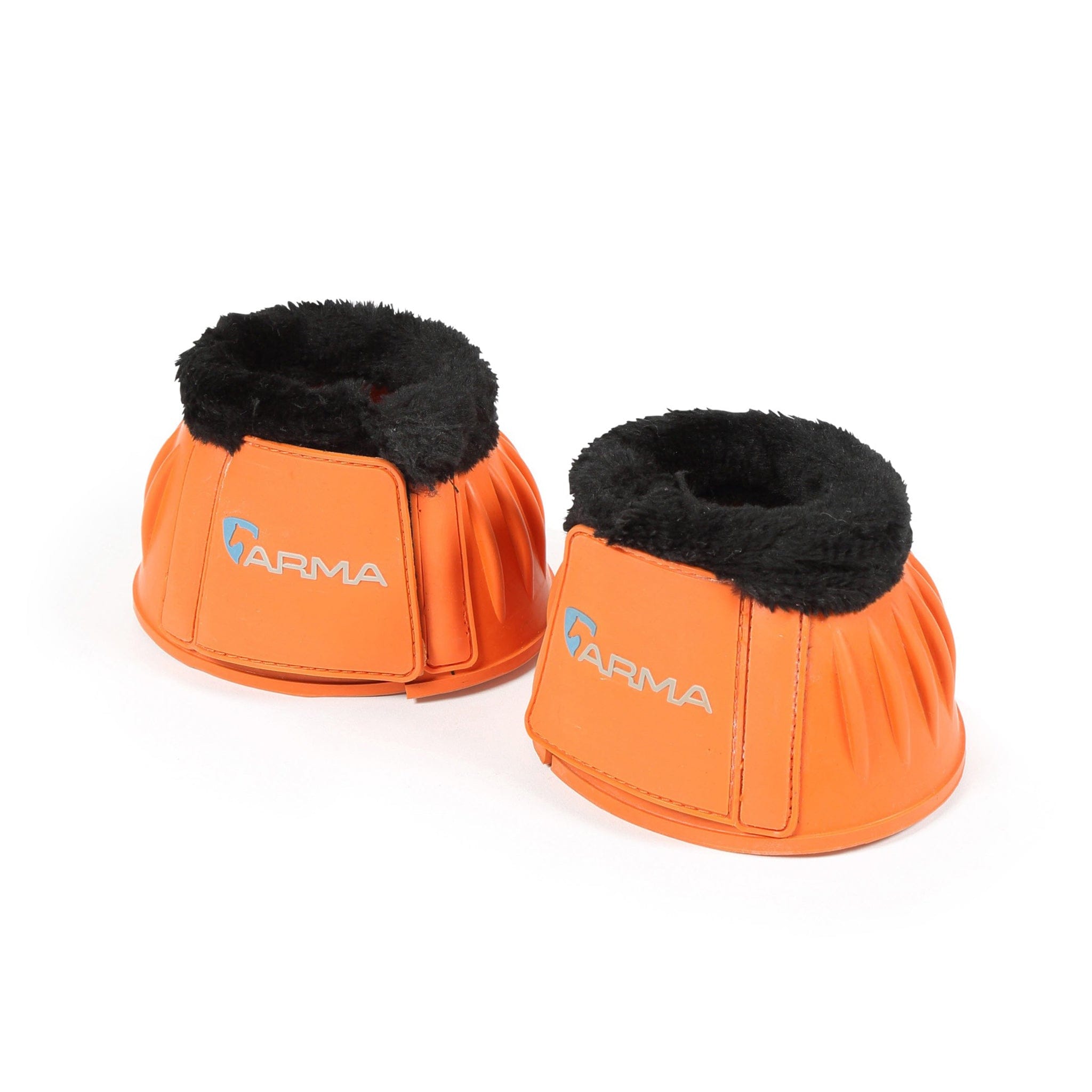 Arma Fleece Topped Over Reach Boots - Full · Orange