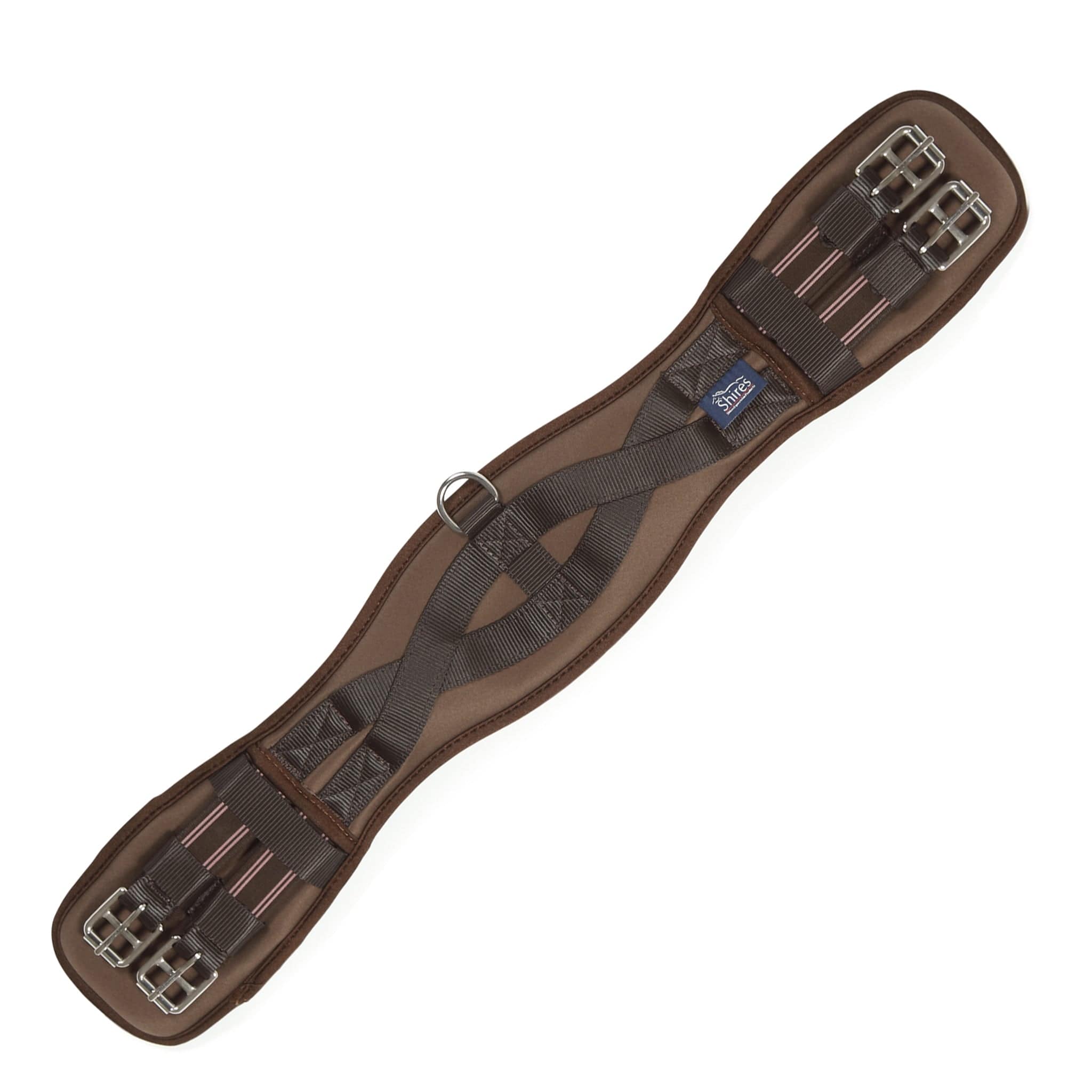 Shires Memory Foam Dressage Girth - 75cm (30") · Brown