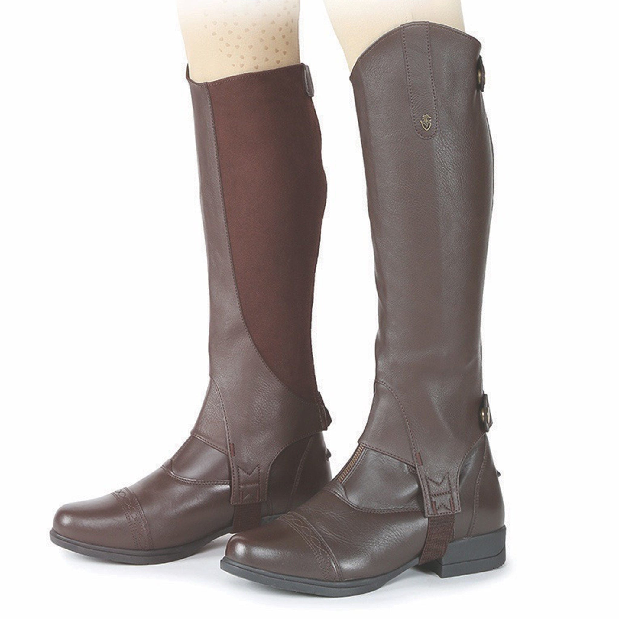 Moretta Children's Synthetic Gaiters - Large · Brown