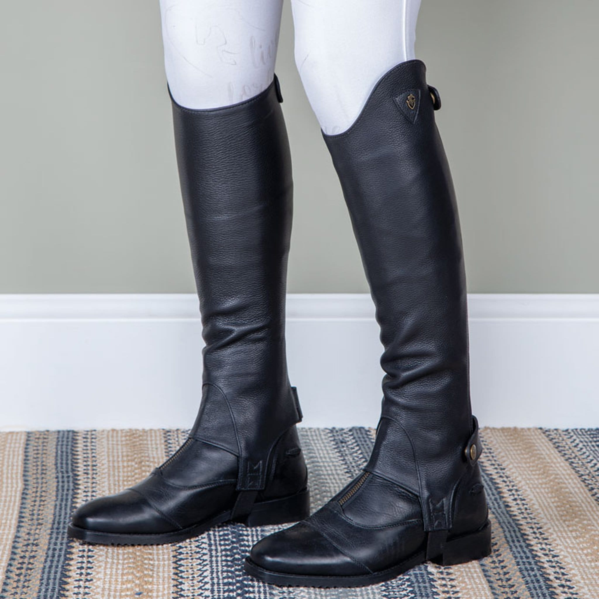Milwaukee Leather SH1956 Women's 'Winged' Black And Purple Textile Chaps 5X- Large