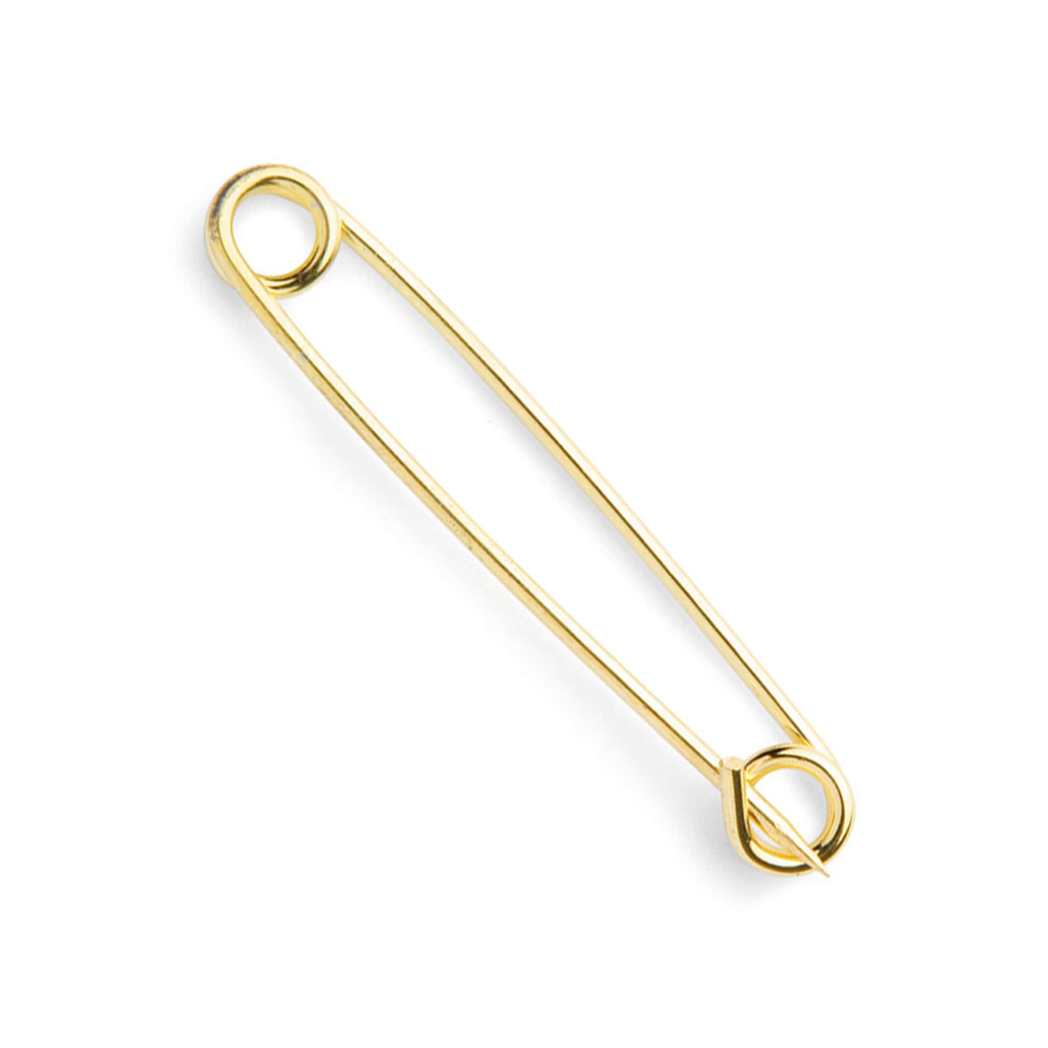Shires Plain Gold Plated Stock Pin