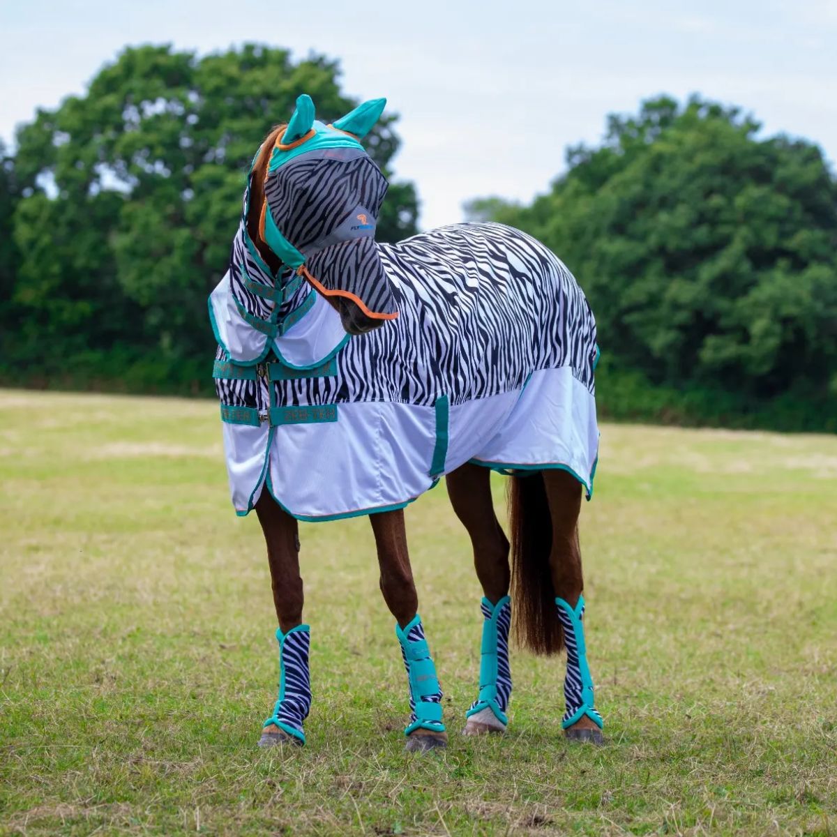 Shires Tempest Original Zebra Combo Fly Rug