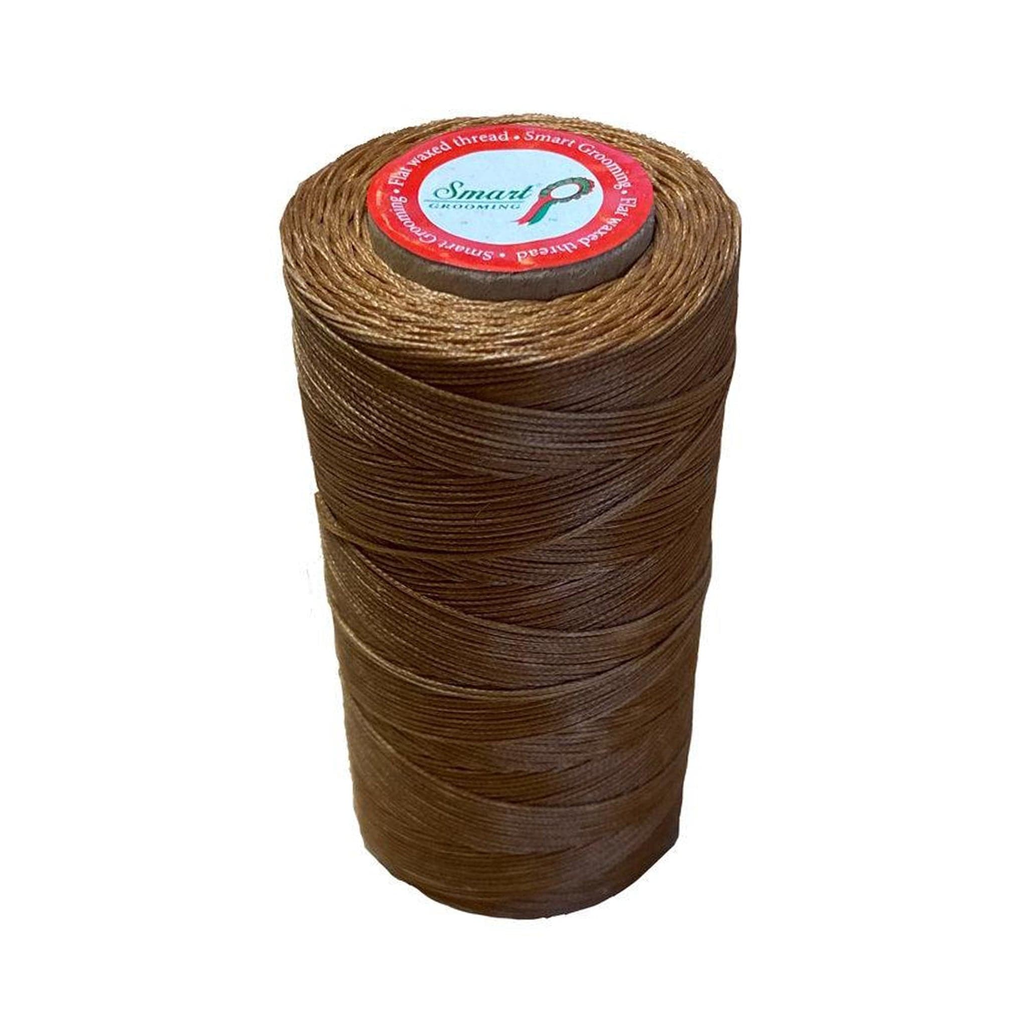 Smart Grooming Flat Waxed Plaiting Thread - Large · Chestnut