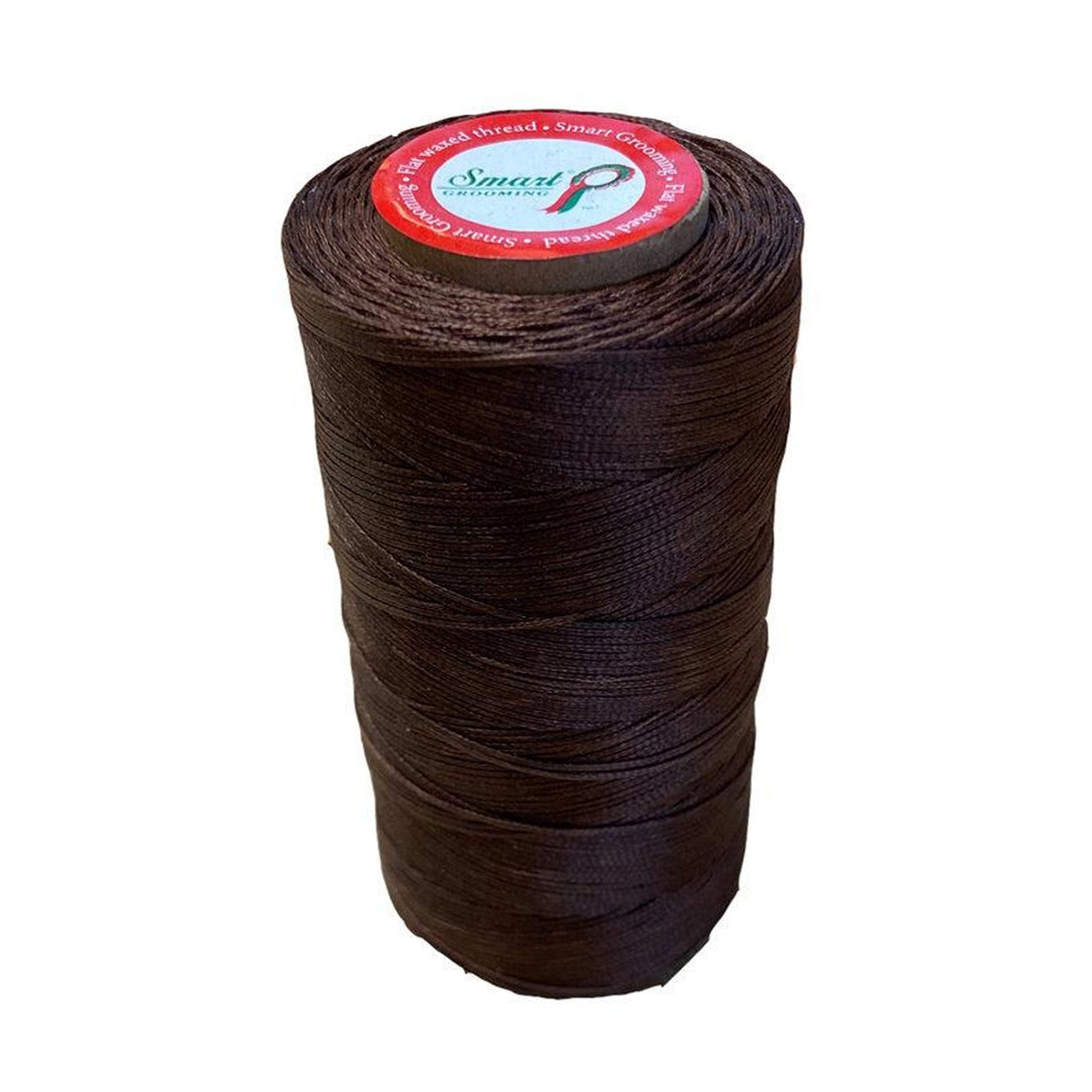 Smart Grooming Flat Waxed Plaiting Thread - Large · Dark Brown