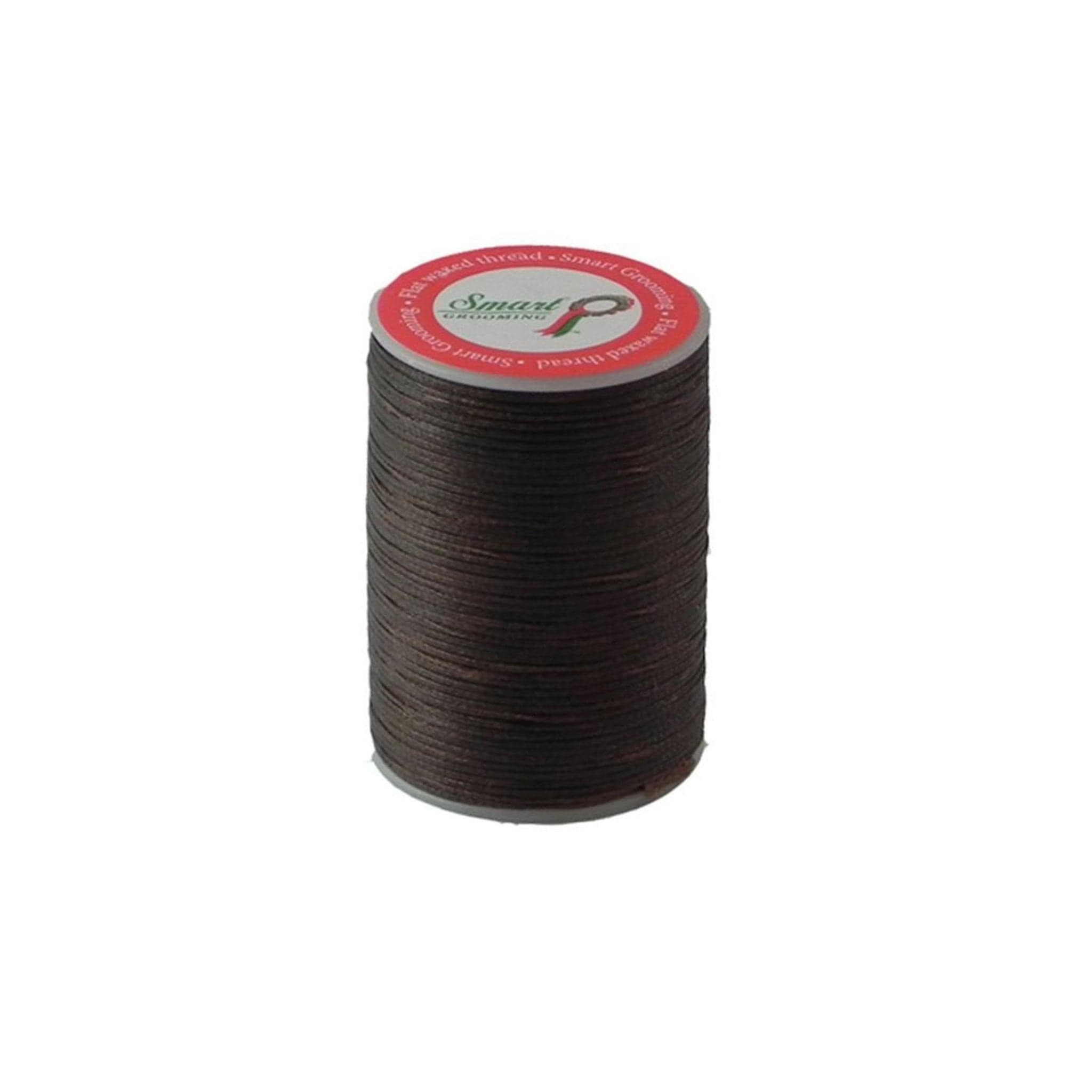 Smart Grooming Flat Waxed Plaiting Thread - Small · Dark Brown