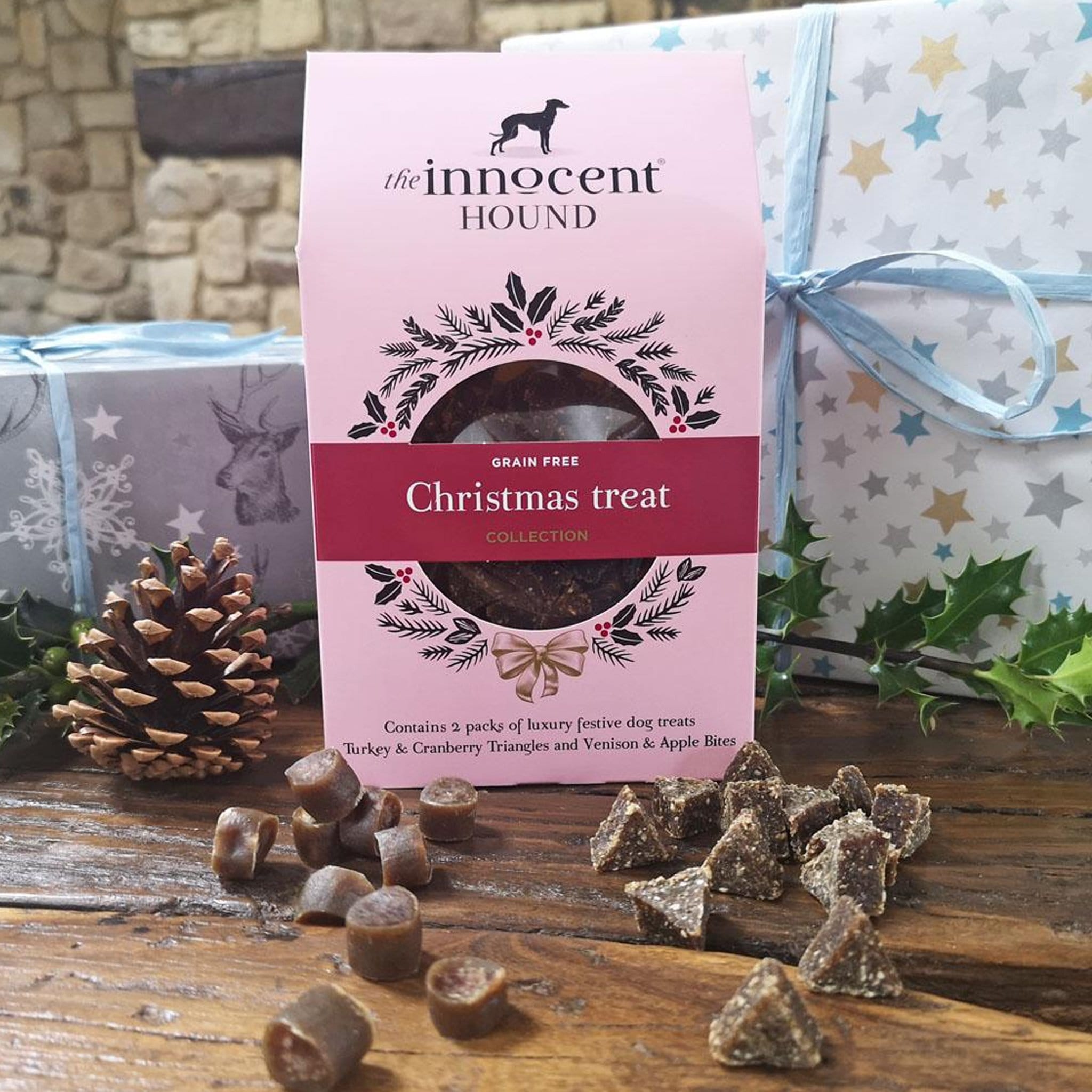 The Innocent Hound Christmas Treats Collection ICP0012 On Table