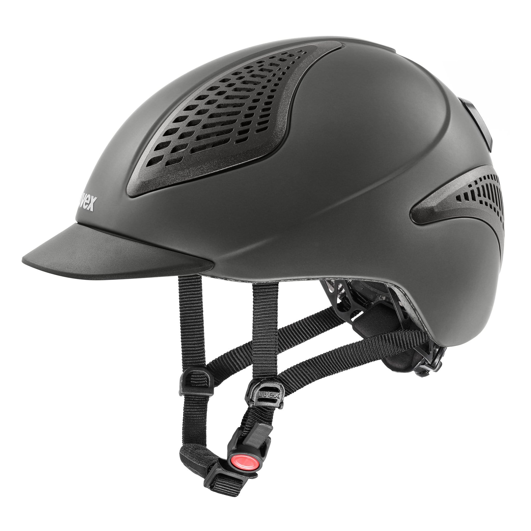 Uvex Exxential II LED Riding Hat 424442704 Anthracite Grey Side